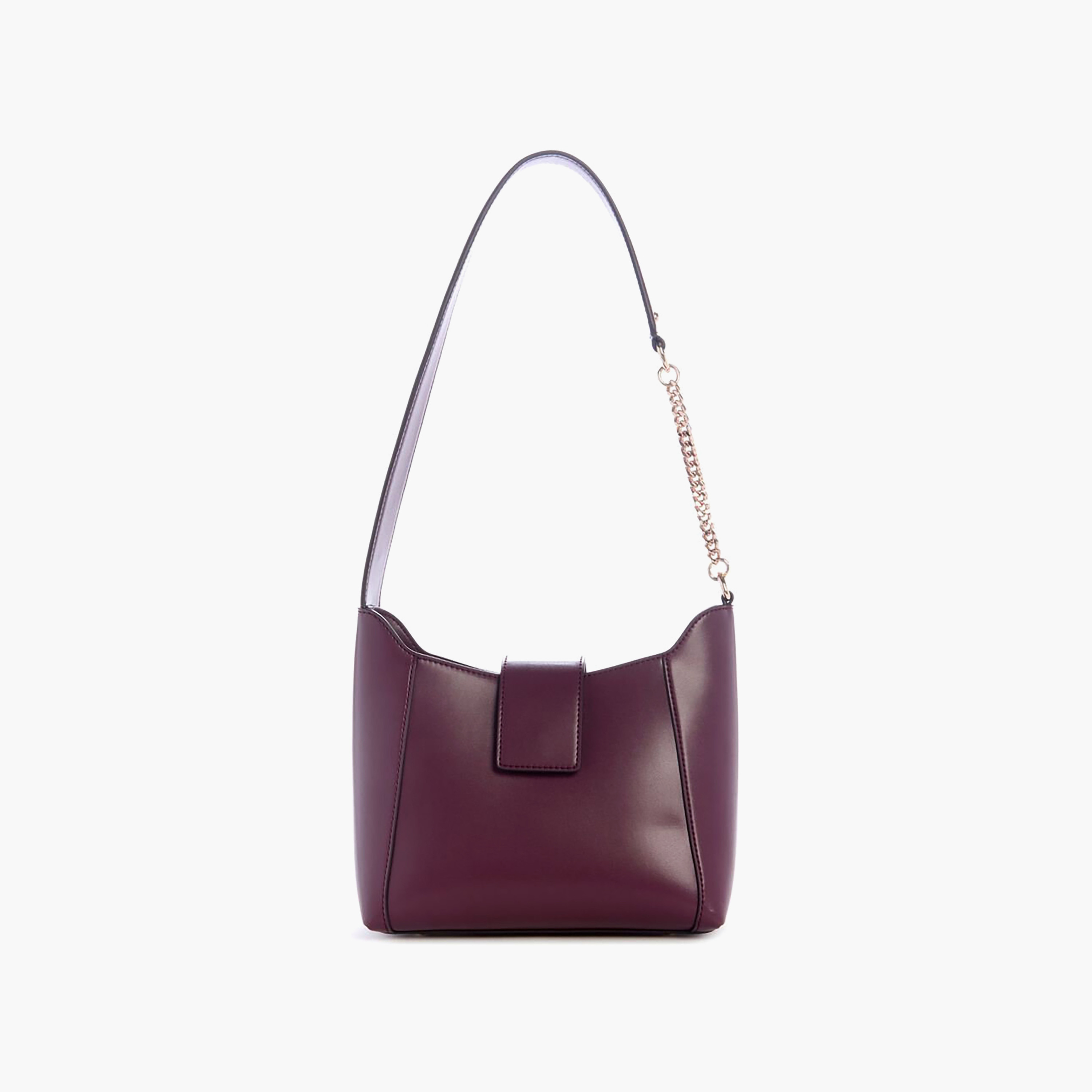 حقيبة كتف Guess جين بإغلاق بسديلة وحزام كتف-women-bagsandwallets-handbags-image-5