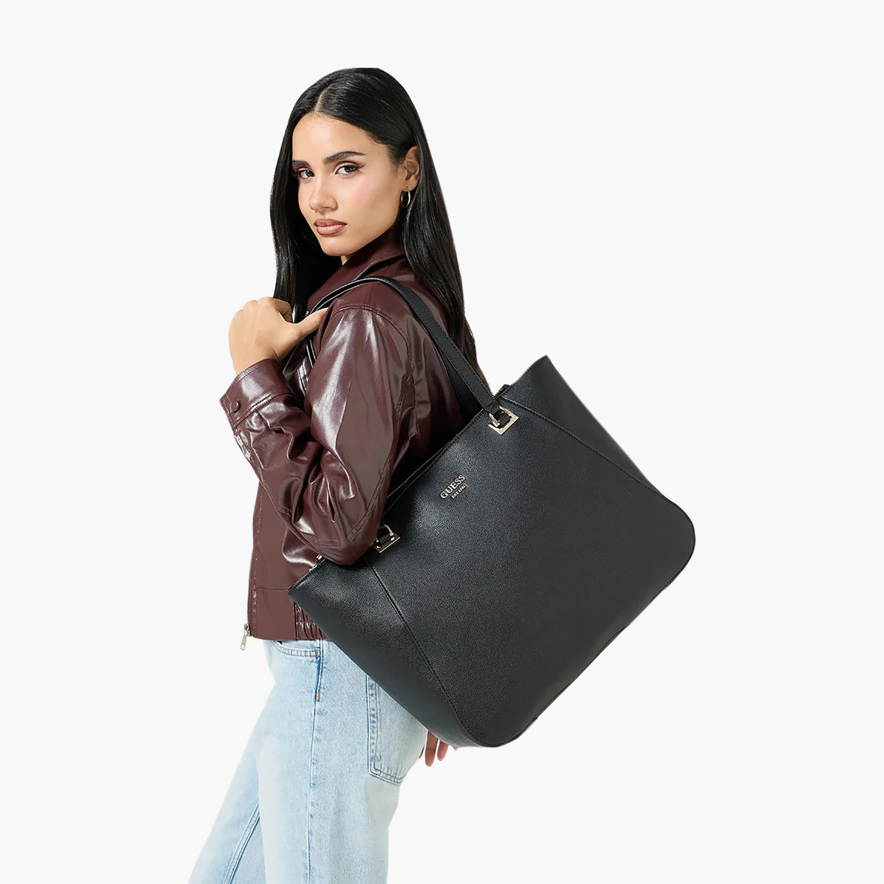 حقيبة توت بمقبضين مزدوجين وإغلاق بسحاب من جيس كاليبرا-women-bagsandwallets-handbags-image-1