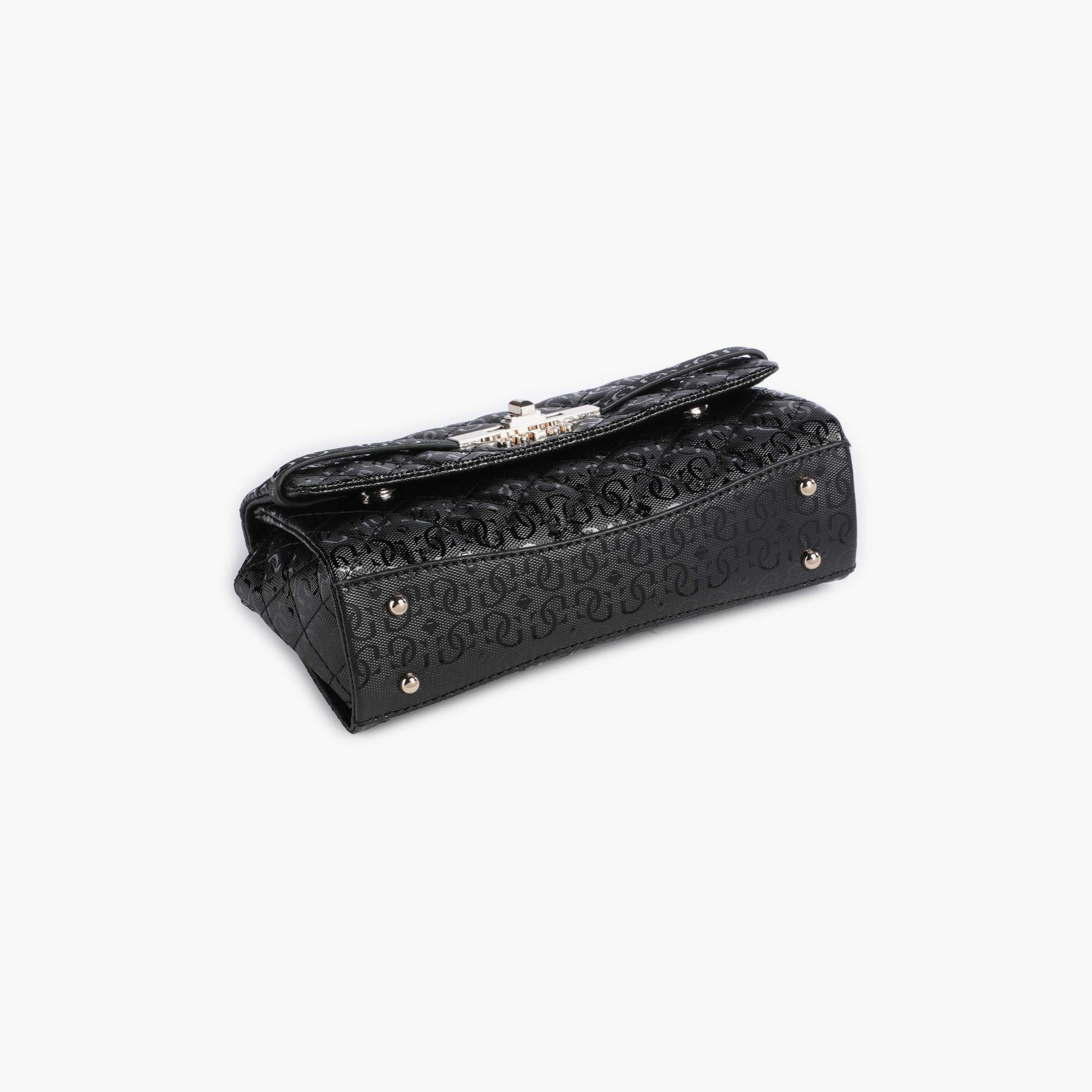 Guess - Idra Top Handle Flap - Black-women-bagsandwallets-handbags-image-4