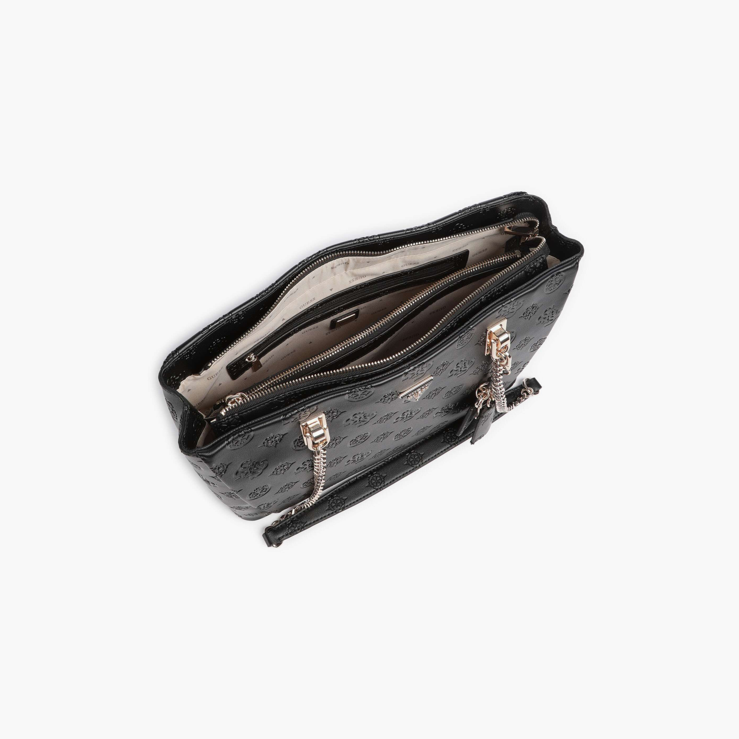 Guess - Tisha 3 Comp Tote - Black-women-bagsandwallets-handbags-image-3