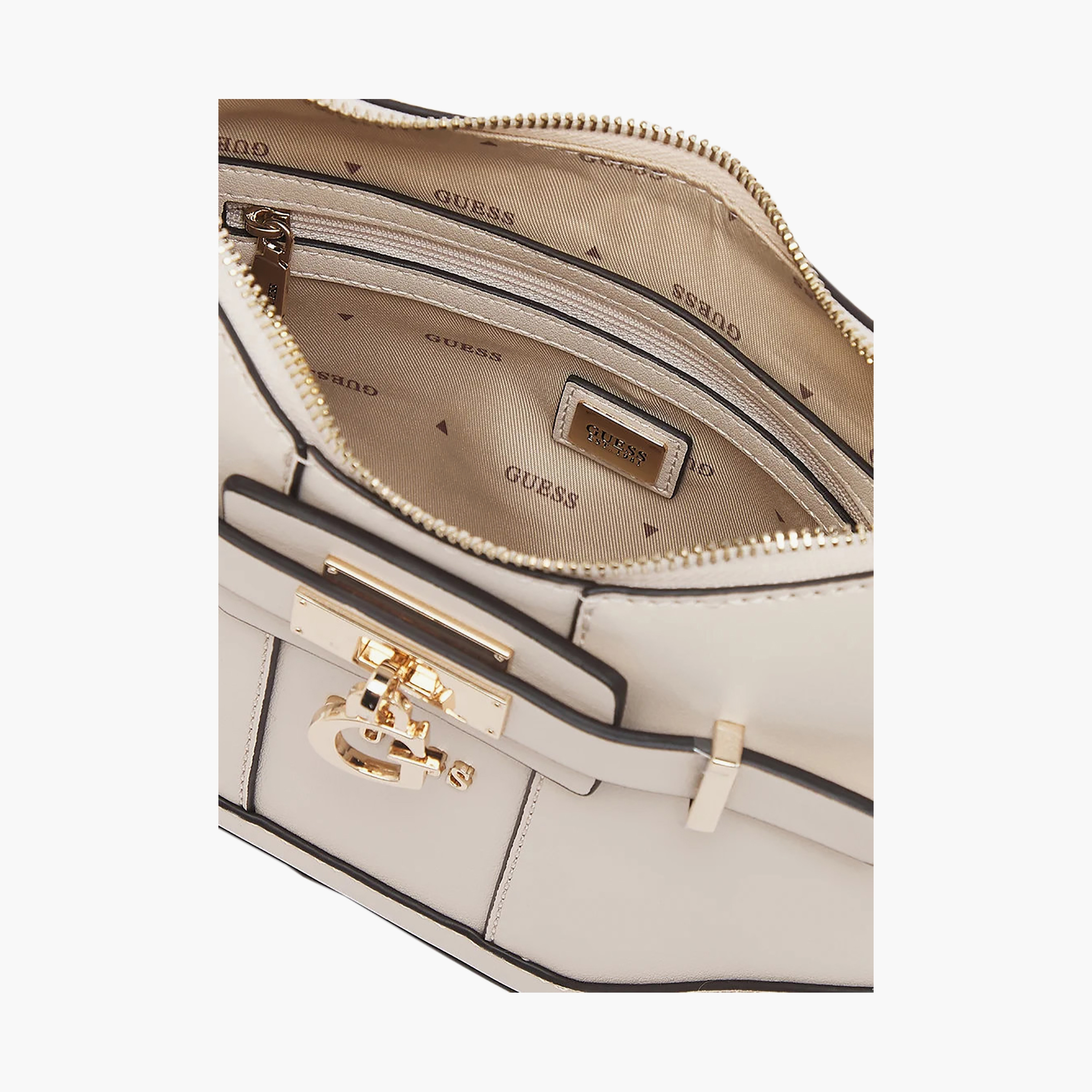 حقيبة كتف Guess Greyson II بمقبض واحد وإغلاق بسحاب وحزام قابل للتعديل-women-bagsandwallets-handbags-image-3