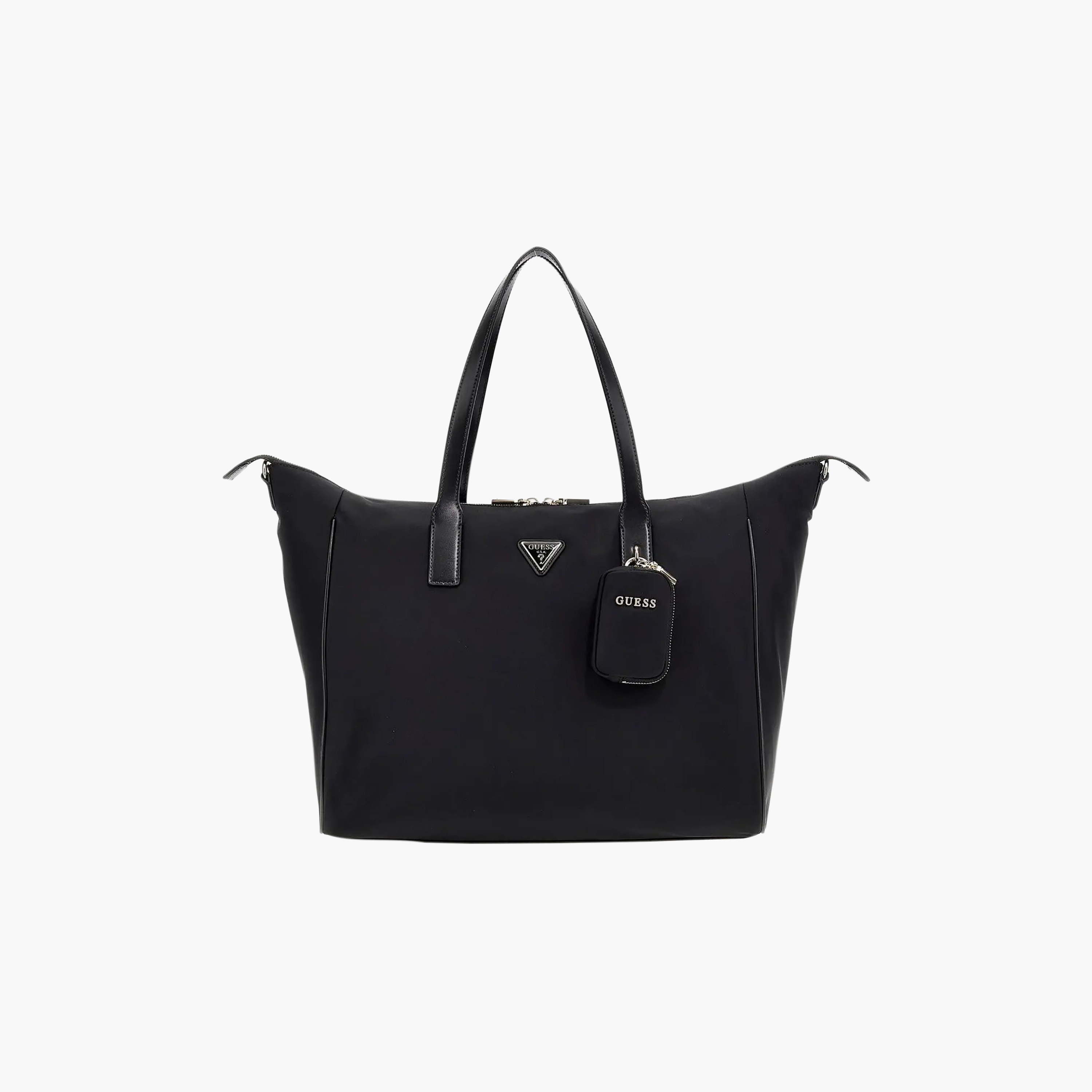 Guess Follie Double Handle Tote Bags & Pouch with Zipper Closure and Detachable Strap-women-bagsandwallets-handbags-image-1