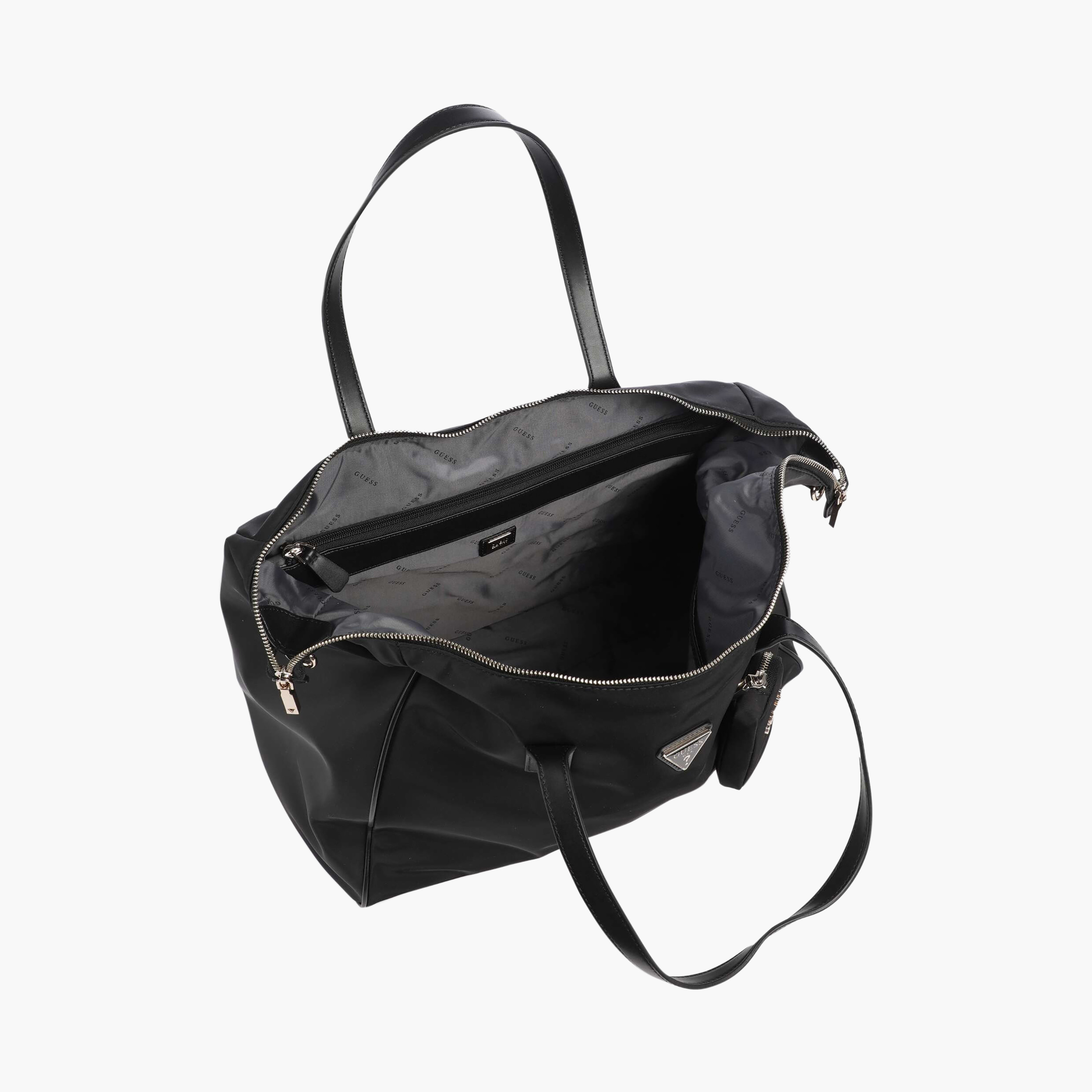 Guess Follie Double Handle Tote Bags & Pouch with Zipper Closure and Detachable Strap-women-bagsandwallets-handbags-image-3