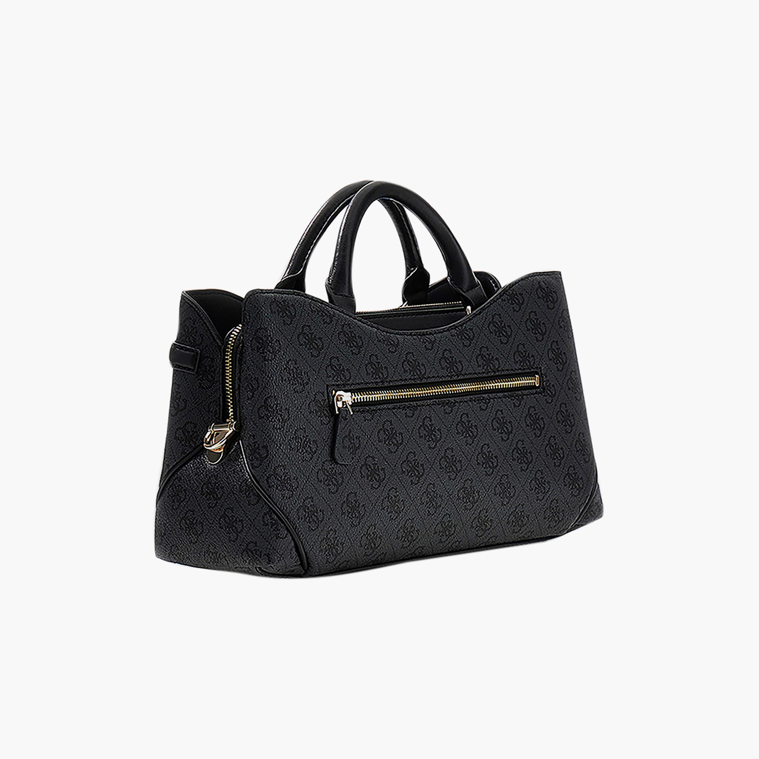 حقيبة ساتشيل Guess Dea بنقشة المونوغرام ومقبضين وإغلاق بسحاب وحزام قابل للتعديل-women-bagsandwallets-handbags-image-3