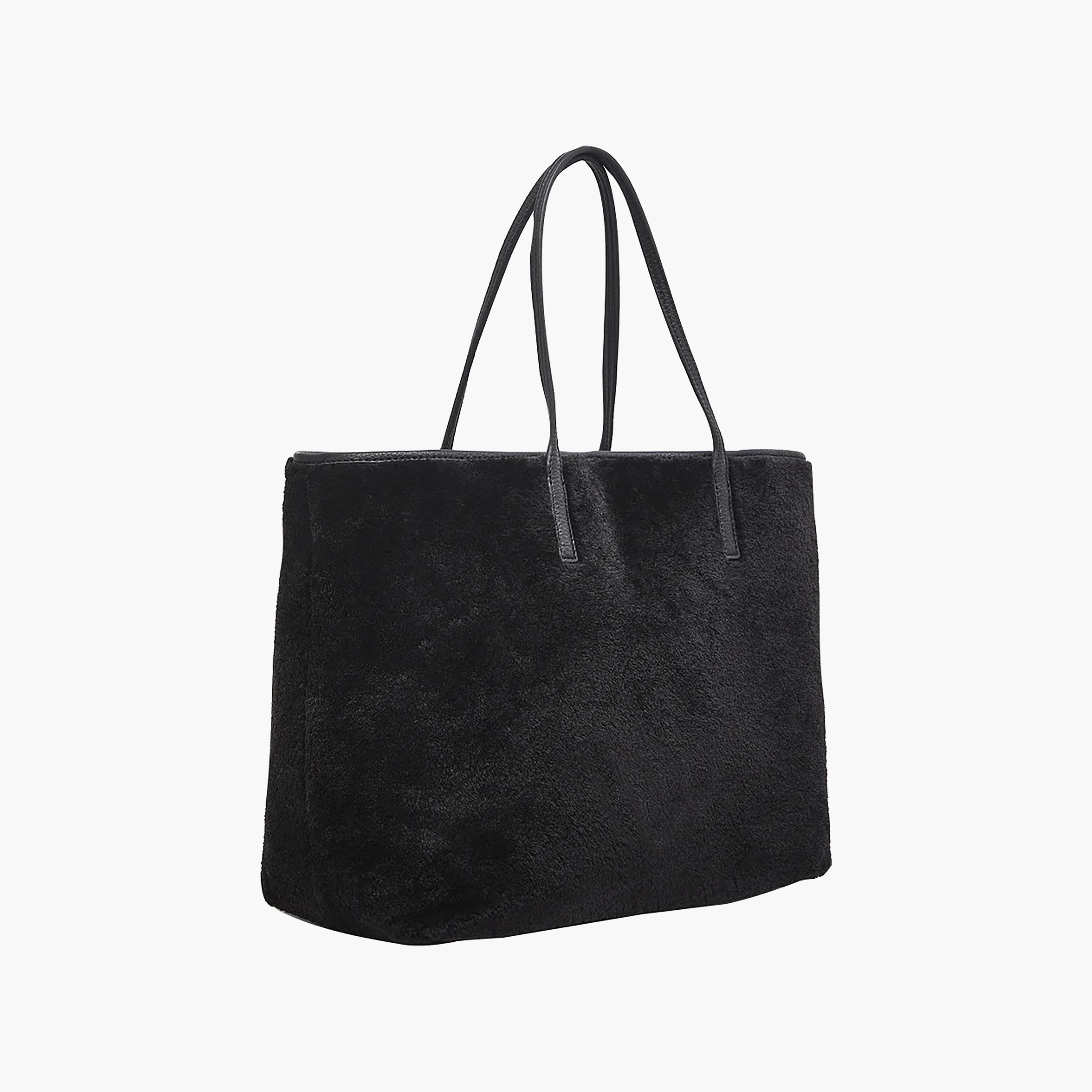 Guess Victtoria Faux Fur Double Handle Tote Bags & Pouch with Magnetic Closure-women-bagsandwallets-handbags-image-4