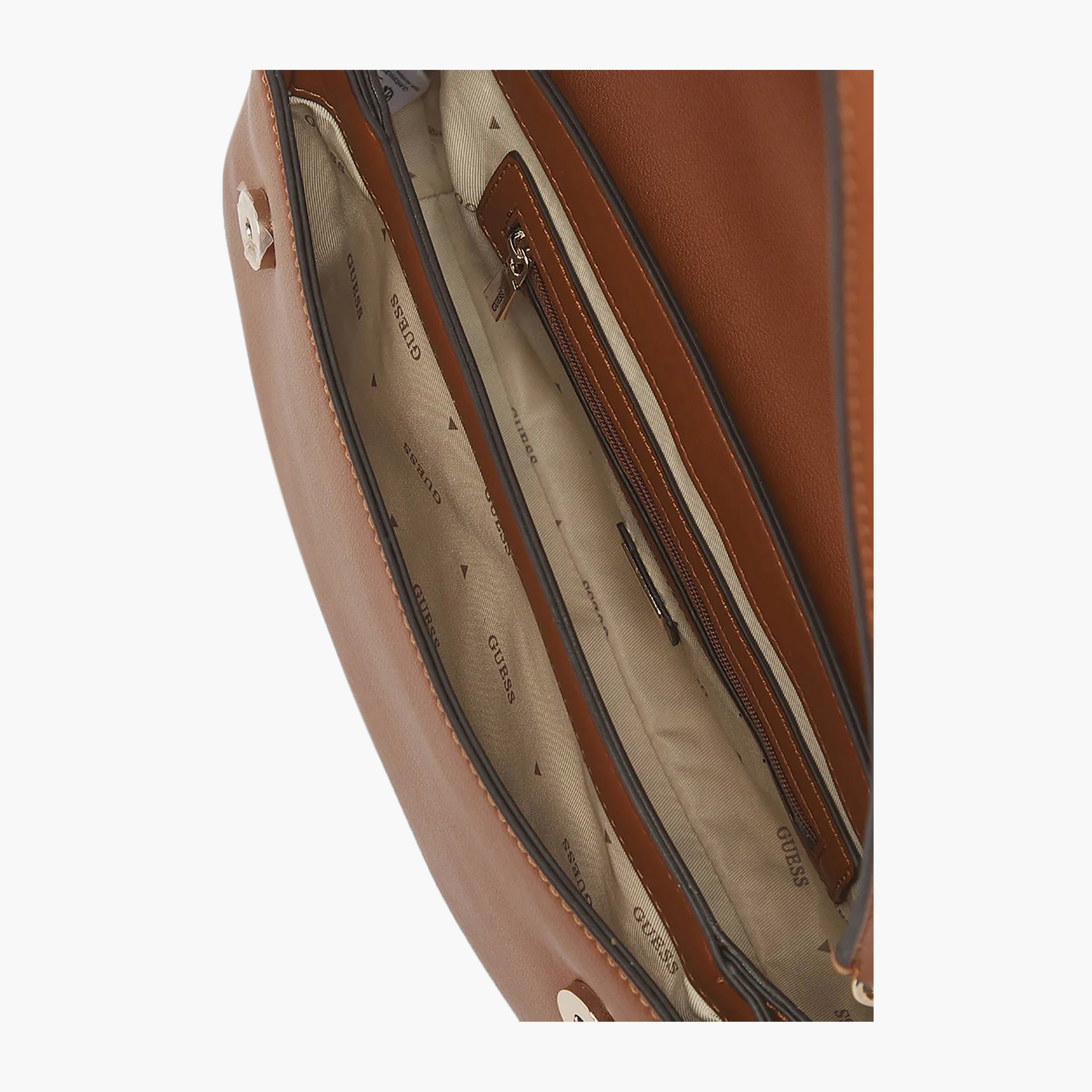 حقيبة كتف Guess Dea بمقبض واحد مع إغلاق بالسديلة وحزام قابل للتعديل-women-bagsandwallets-handbags-image-3