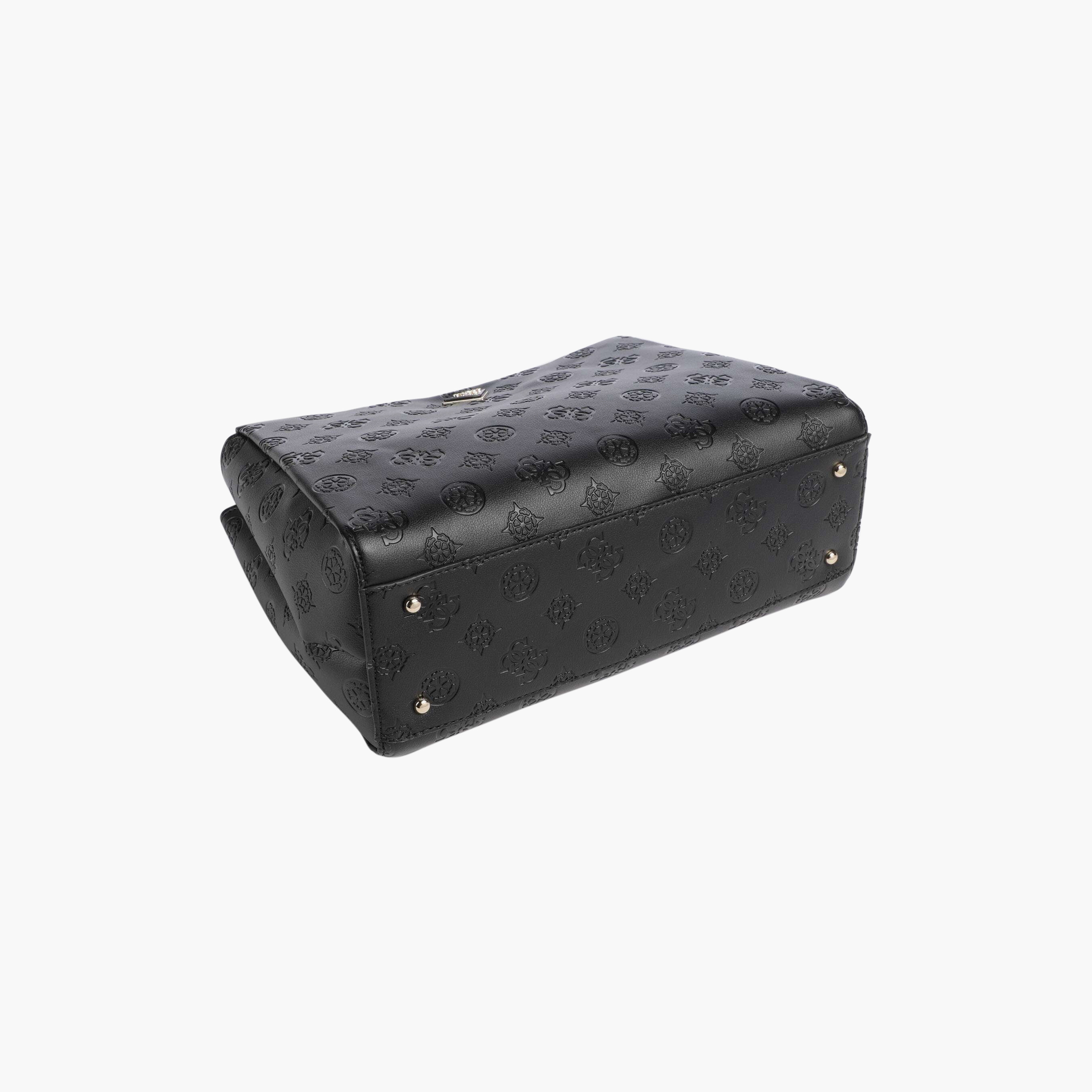 حقيبة ساتشيل Guess تيشا بنقش المونوغرام بمقبض علوي وإغلاق بسحاب وحزام قابل للفصل-women-bagsandwallets-handbags-image-4
