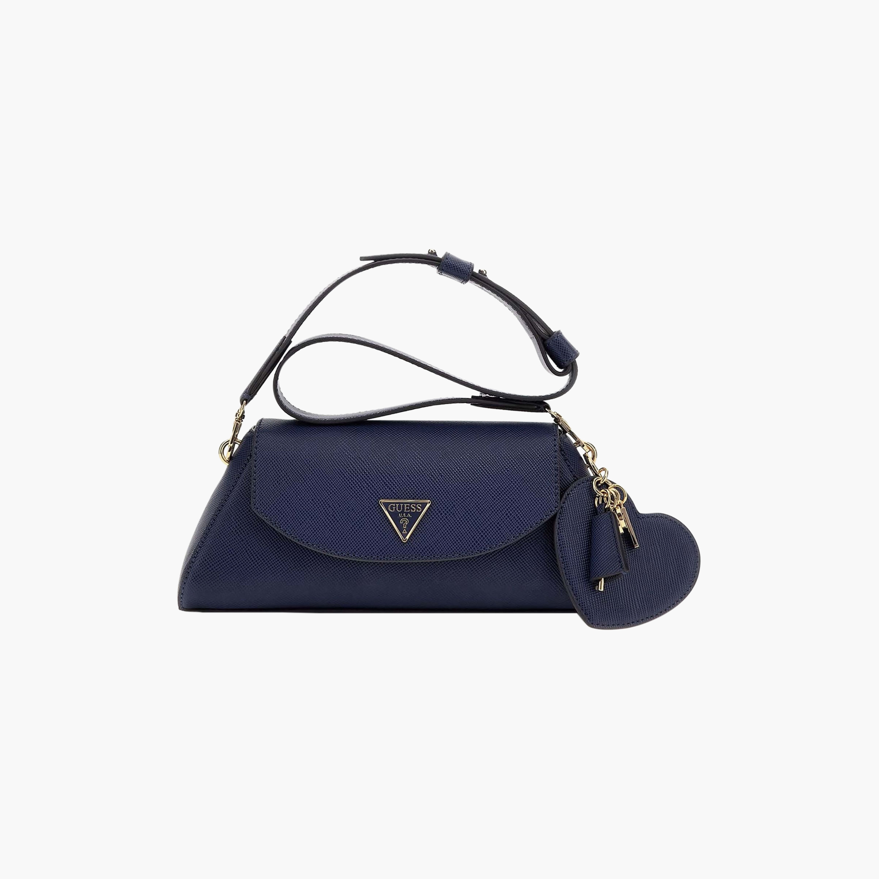 Guess Bolena Saffiano Texture Crossbody Bag with Magnetic Closure and Adjustable Strap-women-bagsandwallets-handbags-image-1