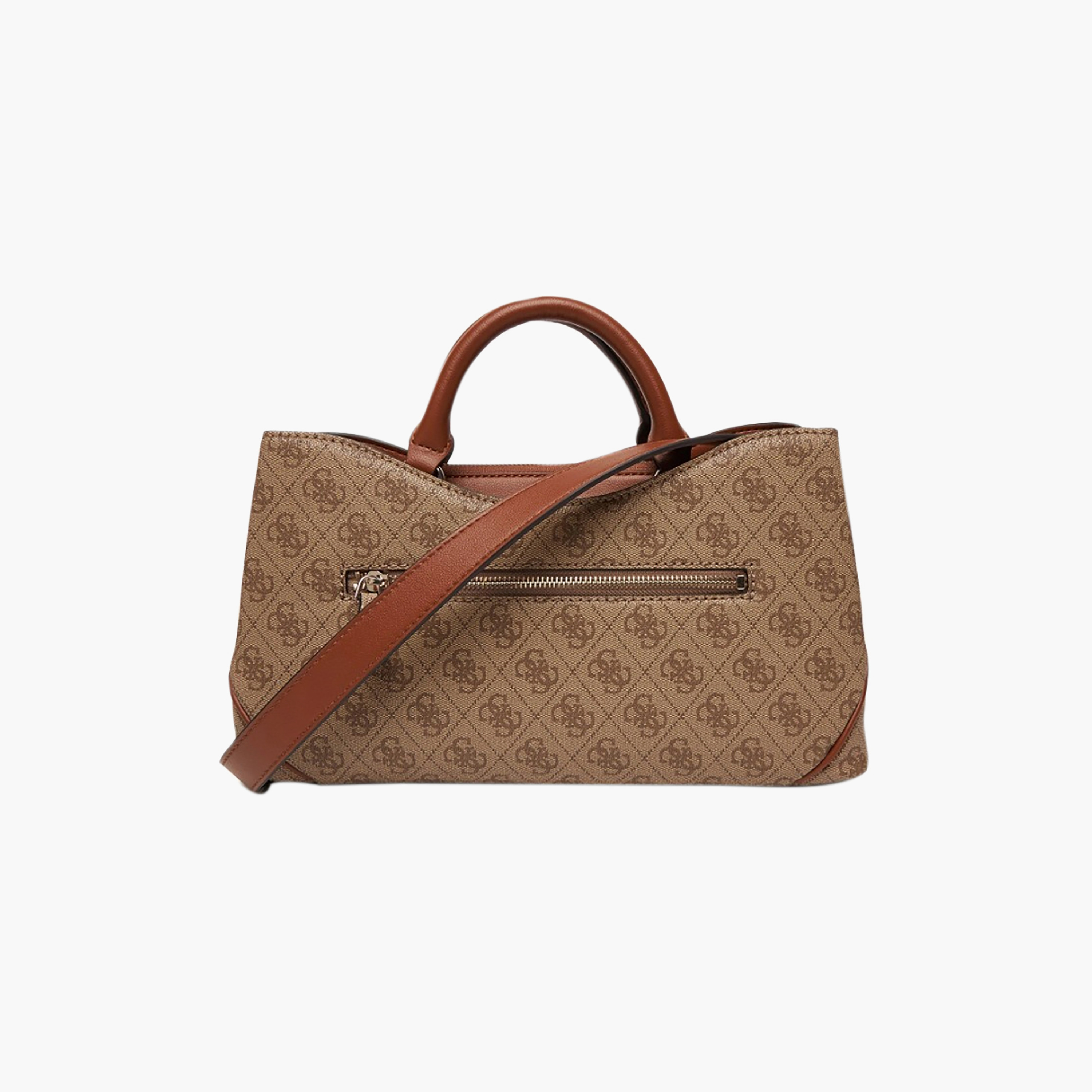 حقيبة ساتشيل Guess Dea مونوغرام بمقبضين وإغلاق بسحاب وحزام قابل للتعديل-women-bagsandwallets-handbags-image-1