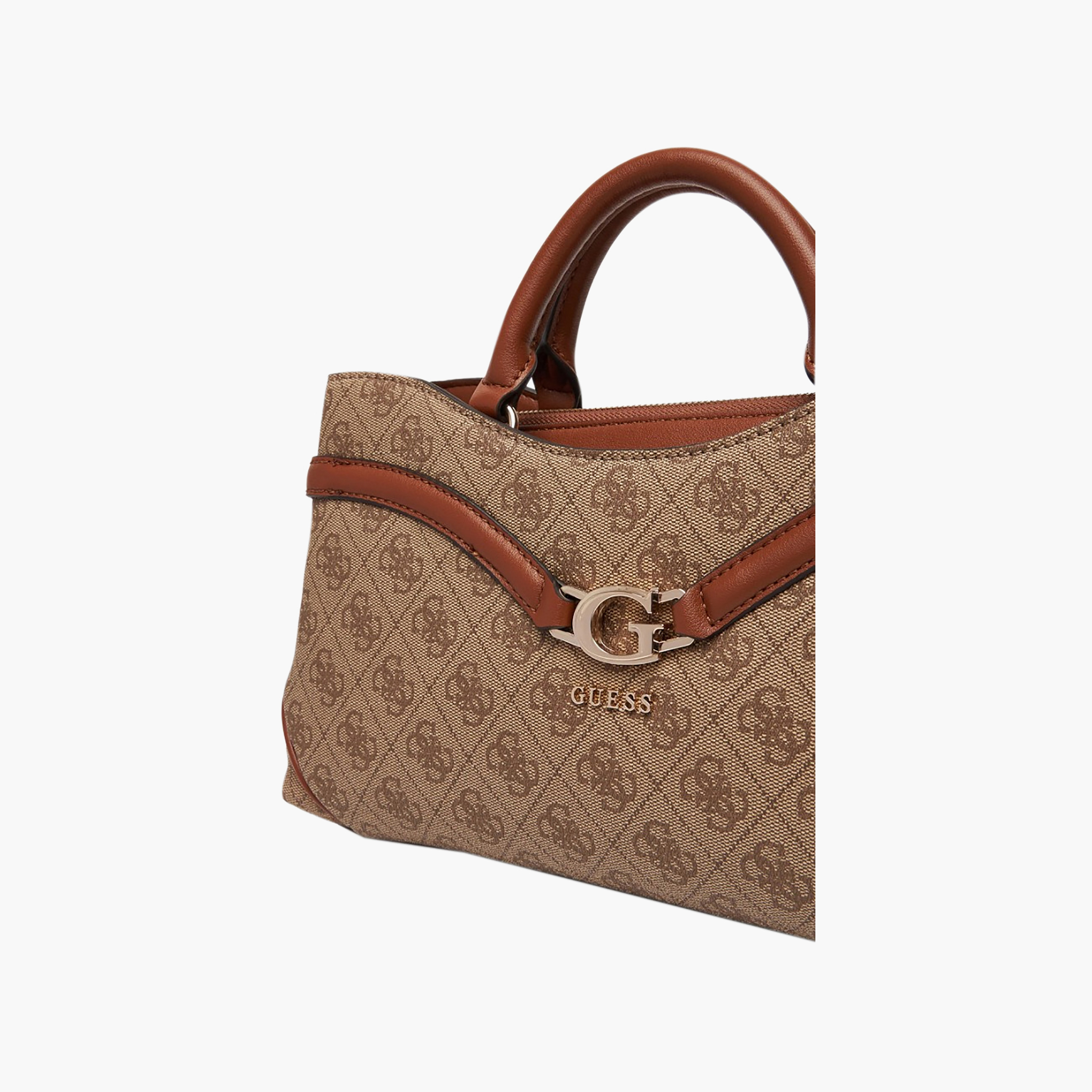 حقيبة ساتشيل Guess Dea مونوغرام بمقبضين وإغلاق بسحاب وحزام قابل للتعديل-women-bagsandwallets-handbags-image-4