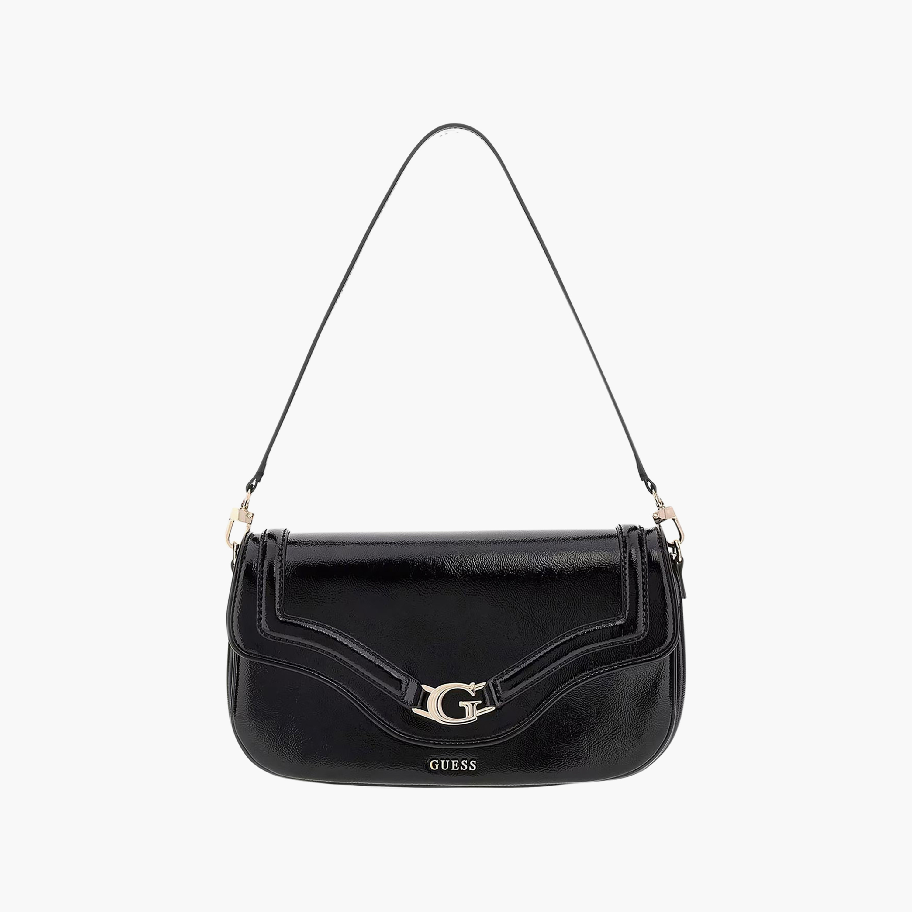 Guess Dea Single Handle Shoulder Bag with Flap Closure and Detachable Strap-women-bagsandwallets-handbags-image-1