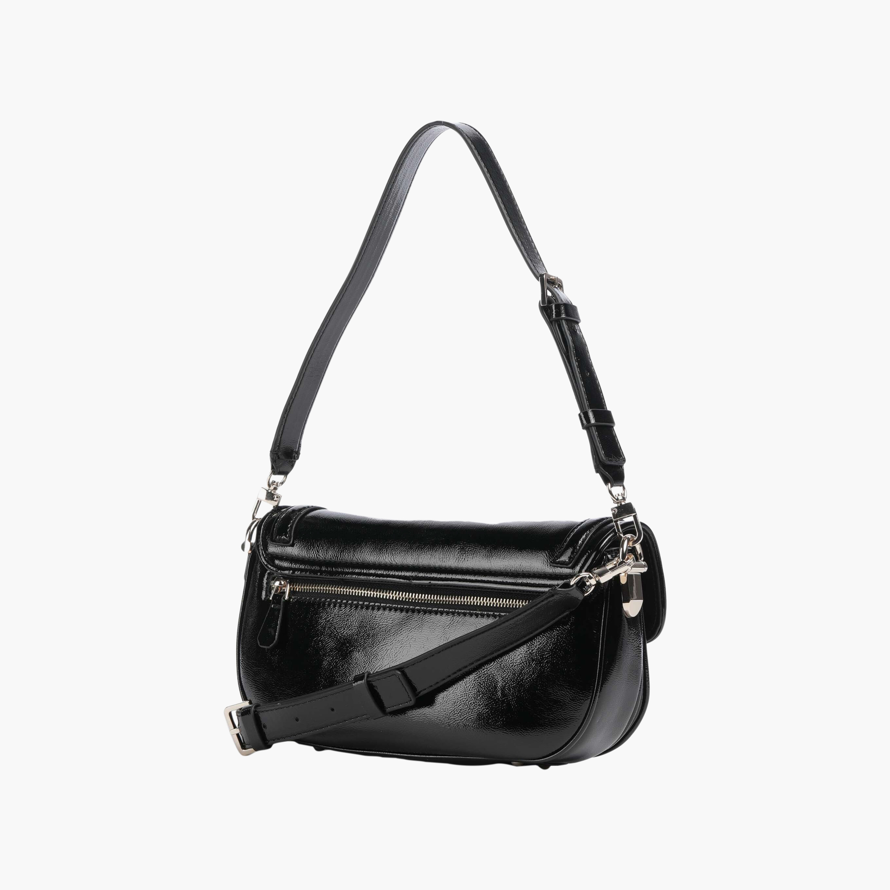 Guess Dea Single Handle Shoulder Bag with Flap Closure and Detachable Strap-women-bagsandwallets-handbags-image-2
