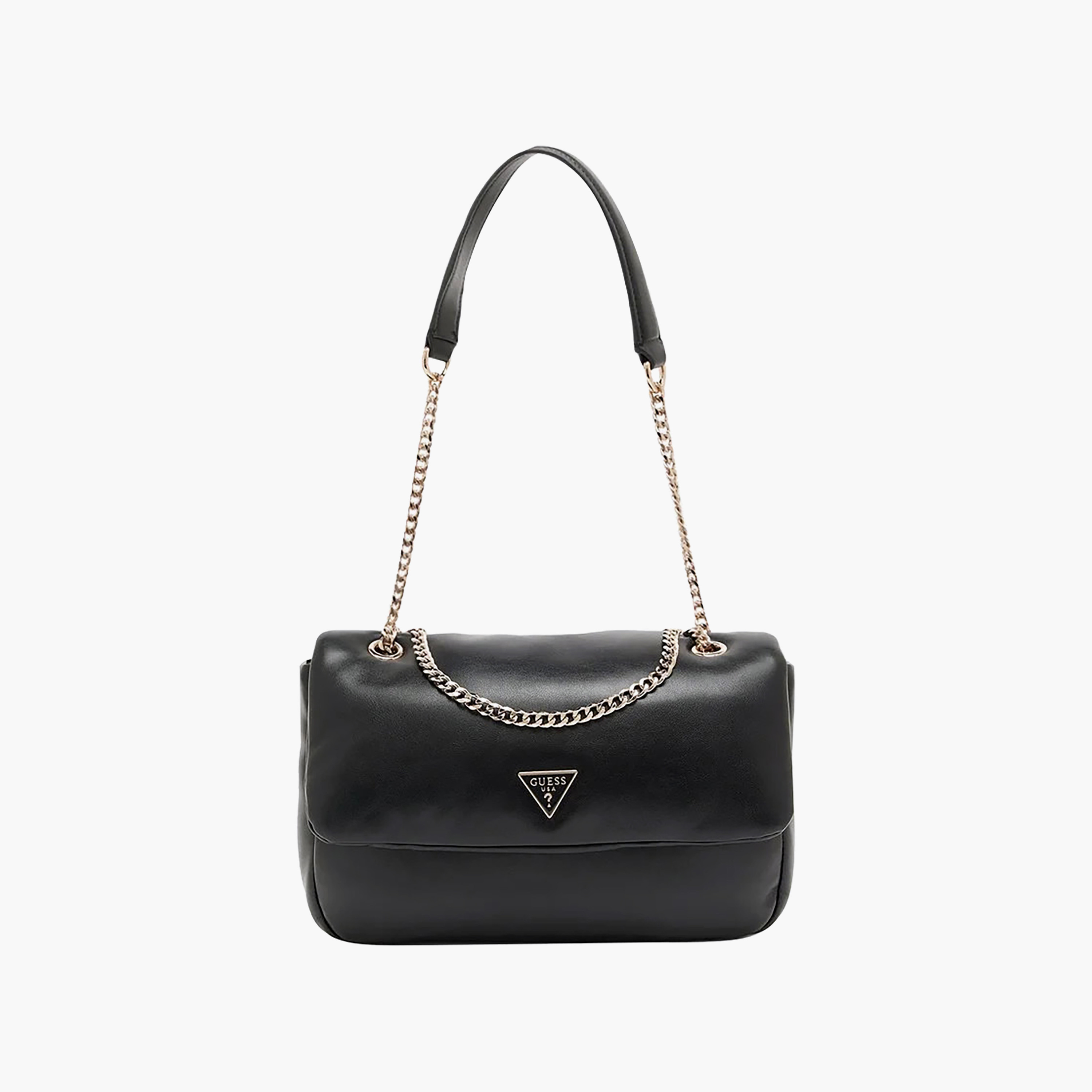 Guess Sunetra Shoulder Bag with Flap Closure and Chain Strap-women-bagsandwallets-handbags-image-1