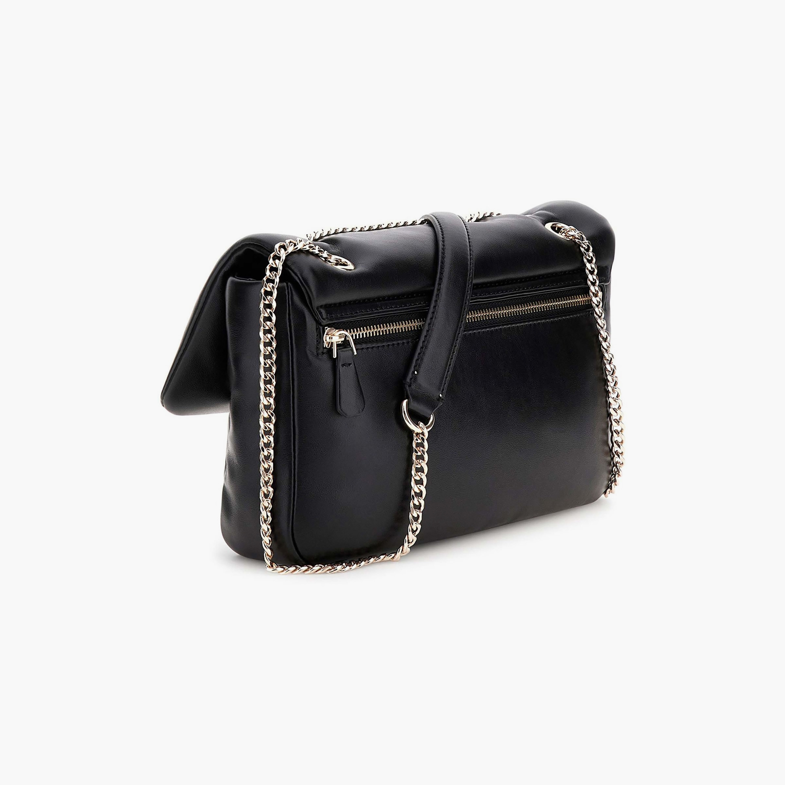 Guess Sunetra Shoulder Bag with Flap Closure and Chain Strap-women-bagsandwallets-handbags-image-2