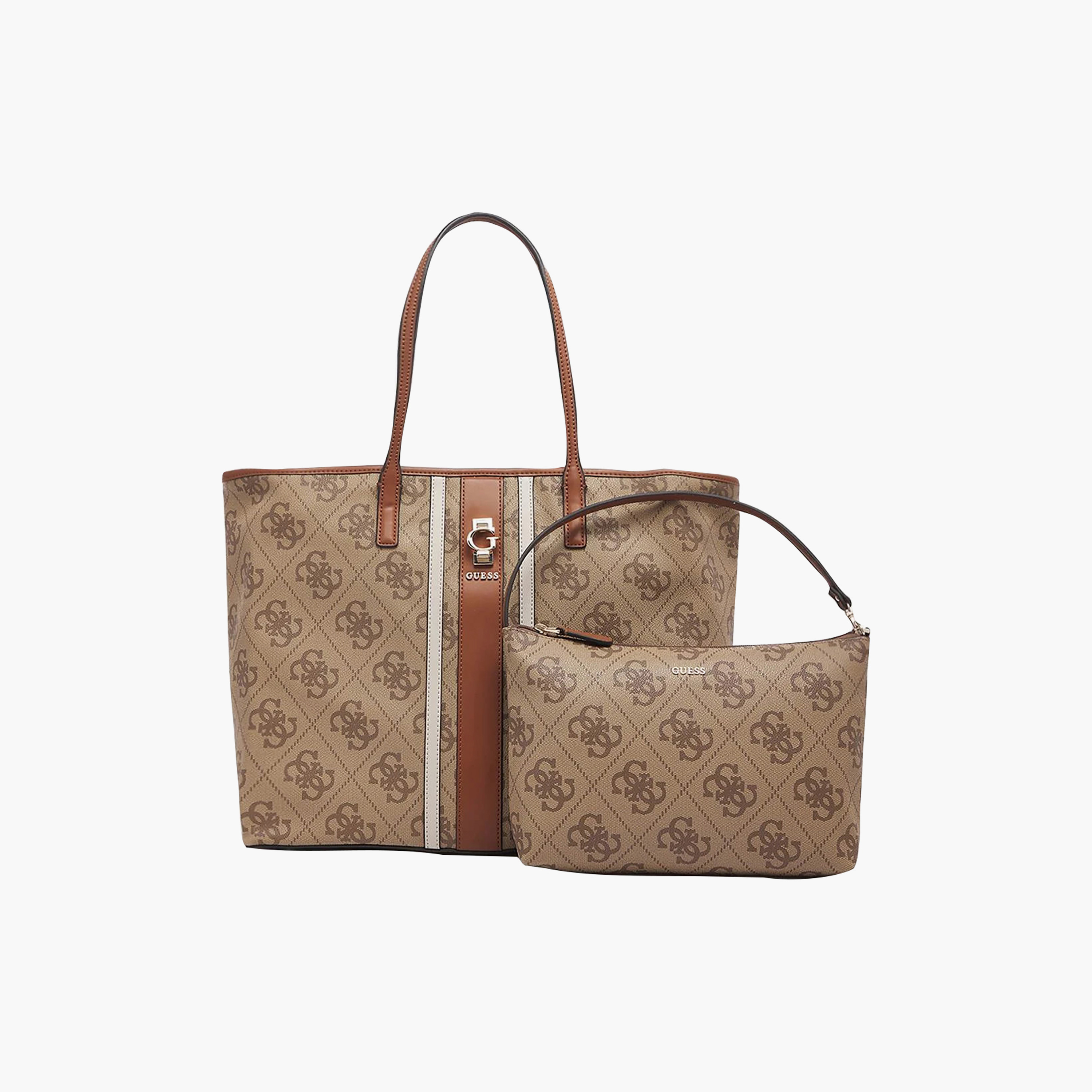 Guess - Erenia Large 2 In 1 Tote - Brown-women-bagsandwallets-handbags-image-1