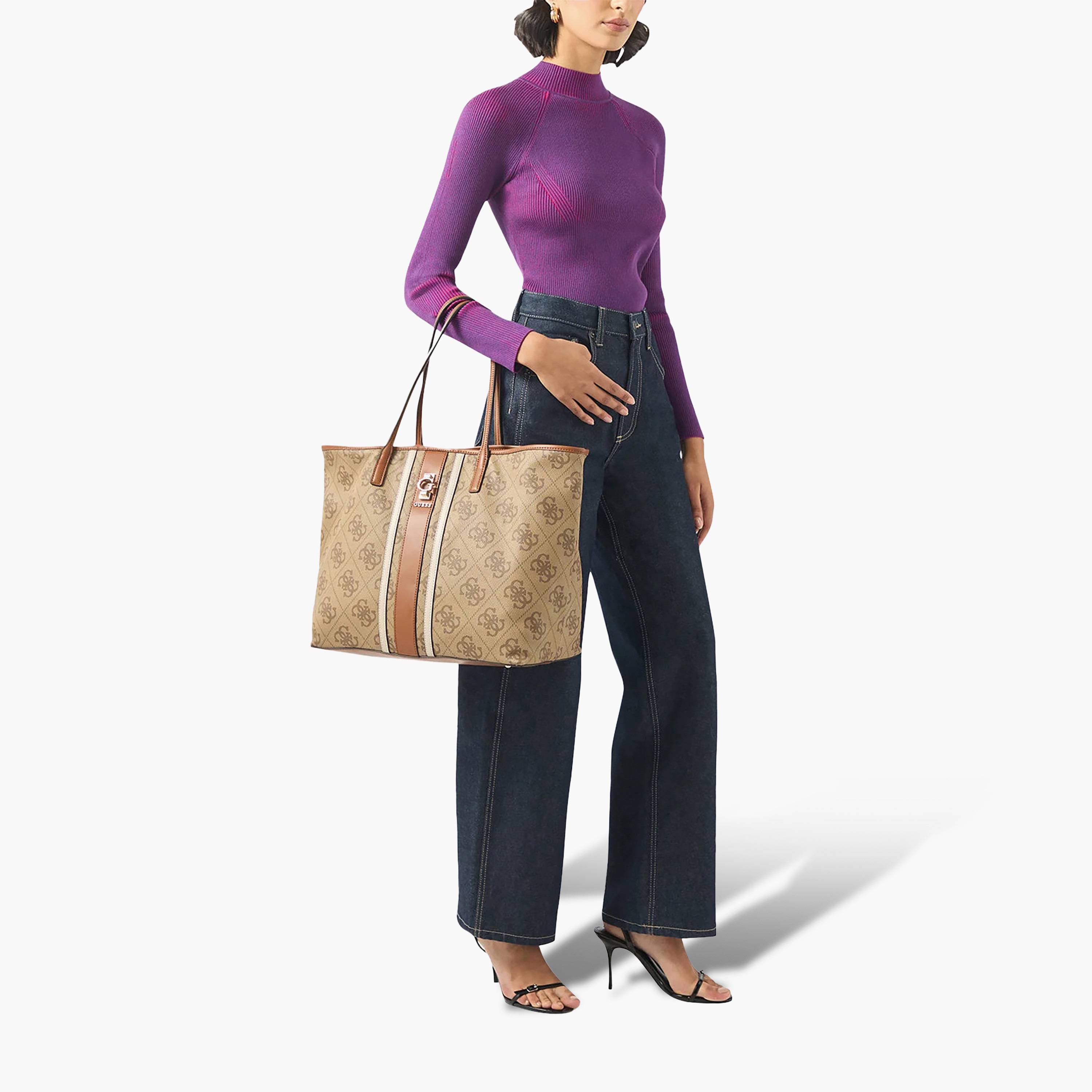 Guess - Erenia Large 2 In 1 Tote - Brown-women-bagsandwallets-handbags-image-6