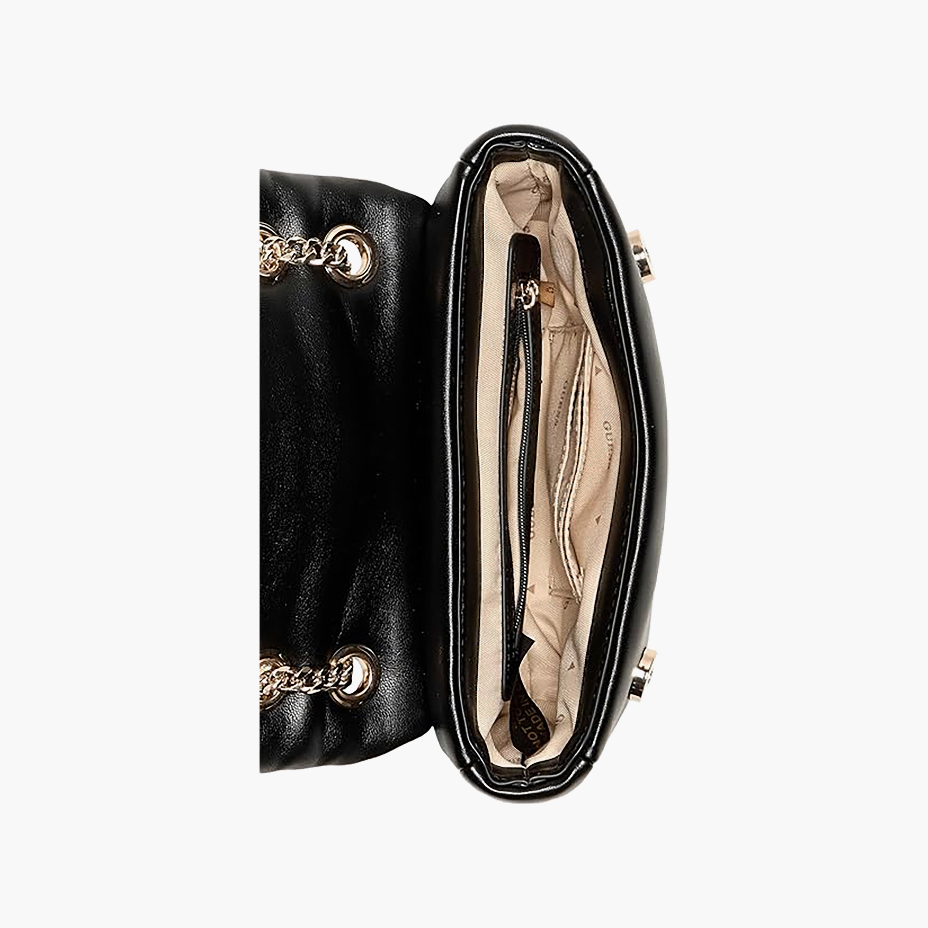 Guess Sunetra Shoulder Bag with Flap Closure and Chain Strap-women-bagsandwallets-handbags-image-3