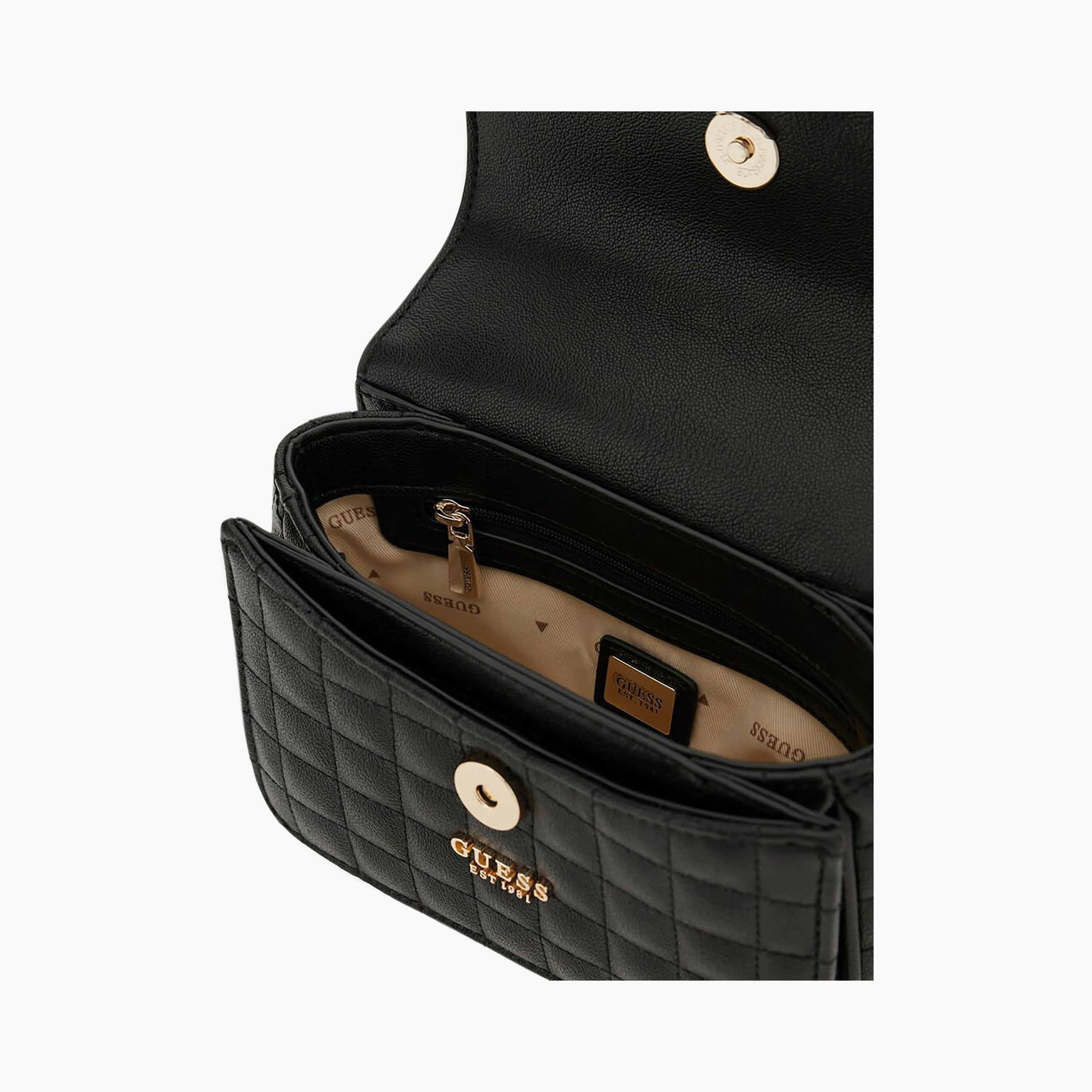 Guess Nadira Grid Quilted Crossbody Bag with Magnetic Closure and Chain Strap-women-bagsandwallets-handbags-image-3