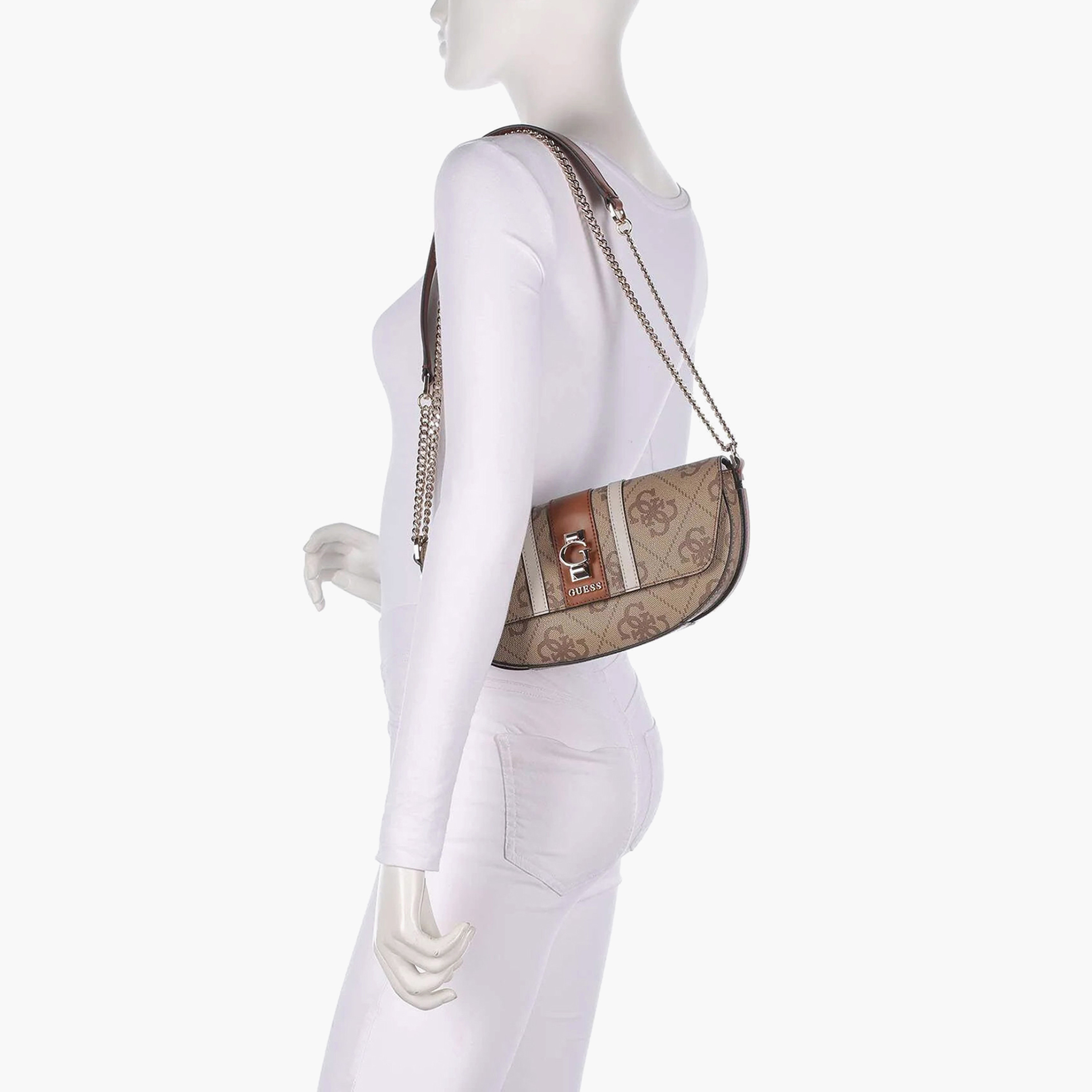 Guess Erenia Monogram Shoulder Bag with Magnetic Closure and Chain Strap-women-bagsandwallets-handbags-image-6