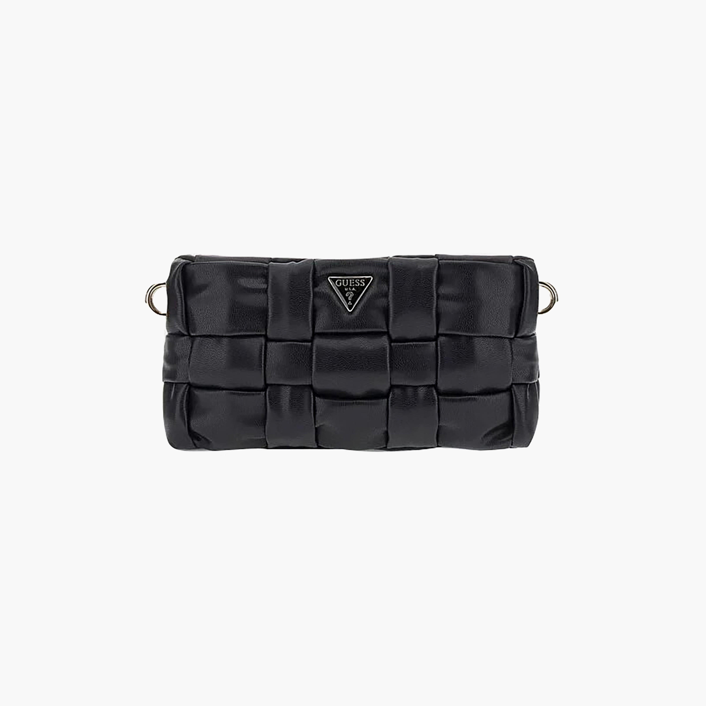 Guess Marion Woven Crossbody Bag with Zipper Closure and Adjustable Strap-women-bagsandwallets-handbags-image-1