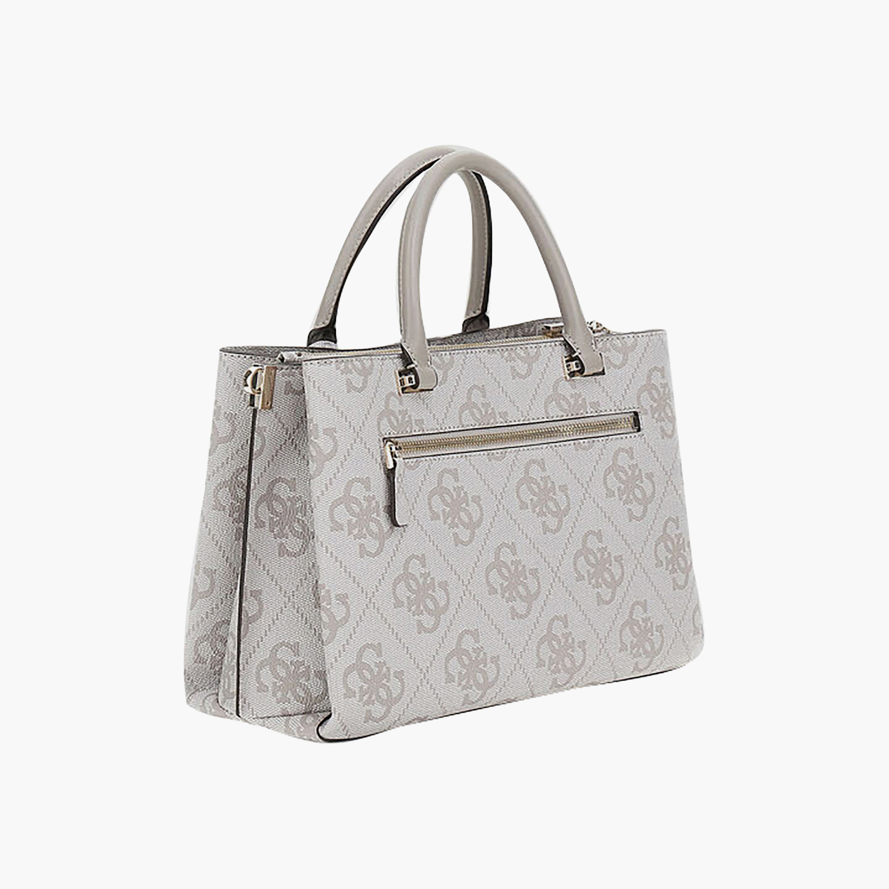 حقيبة ساتشيل Guess إيرينيا بنقشة المونوغرام ومقبضين وإغلاق بسحاب وحزام قابل للفصل-women-bagsandwallets-handbags-image-2