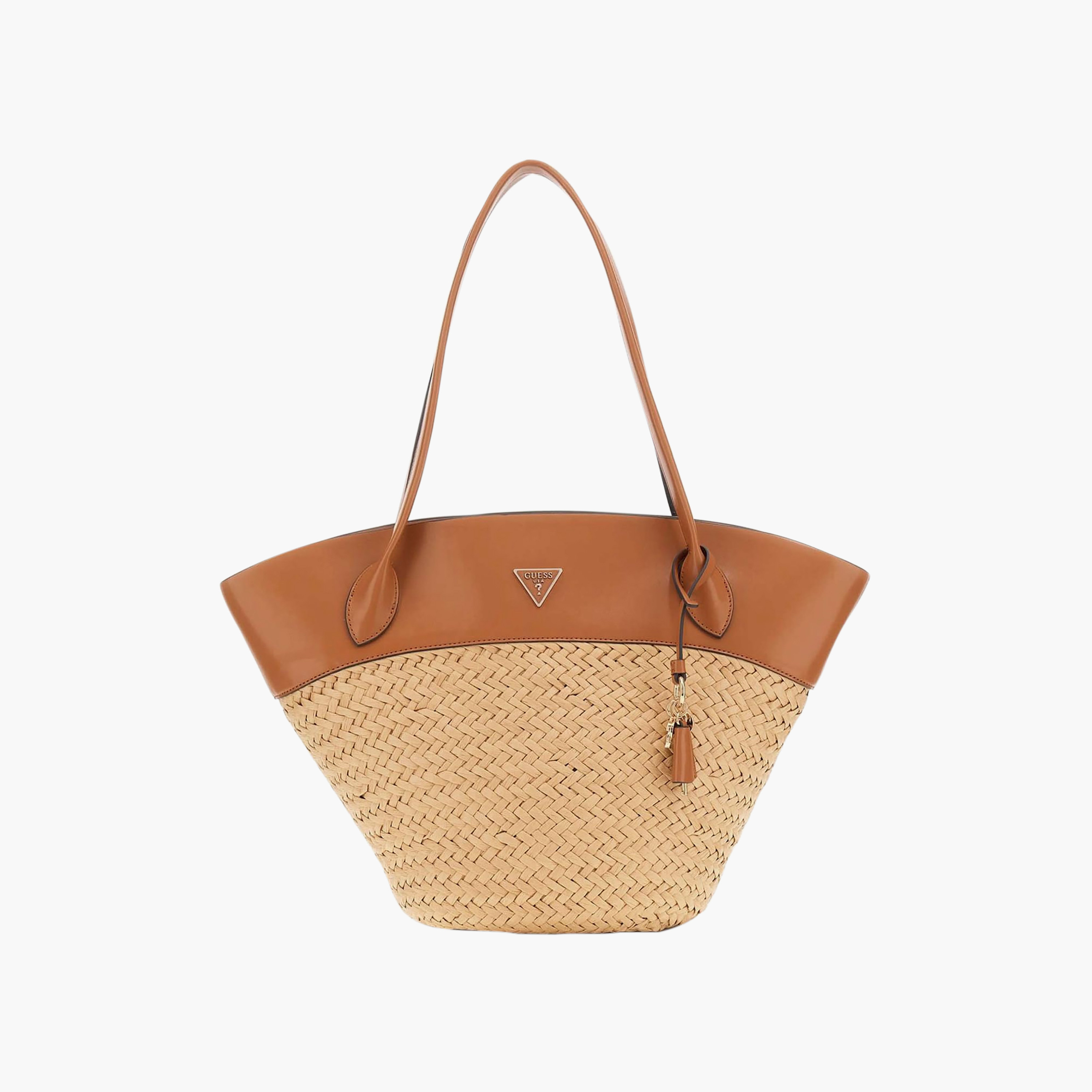 حقيبة توت من القش المنسوج بمقبضين وإغلاق مغناطيسي من جيس فينيري-women-bagsandwallets-handbags-image-1