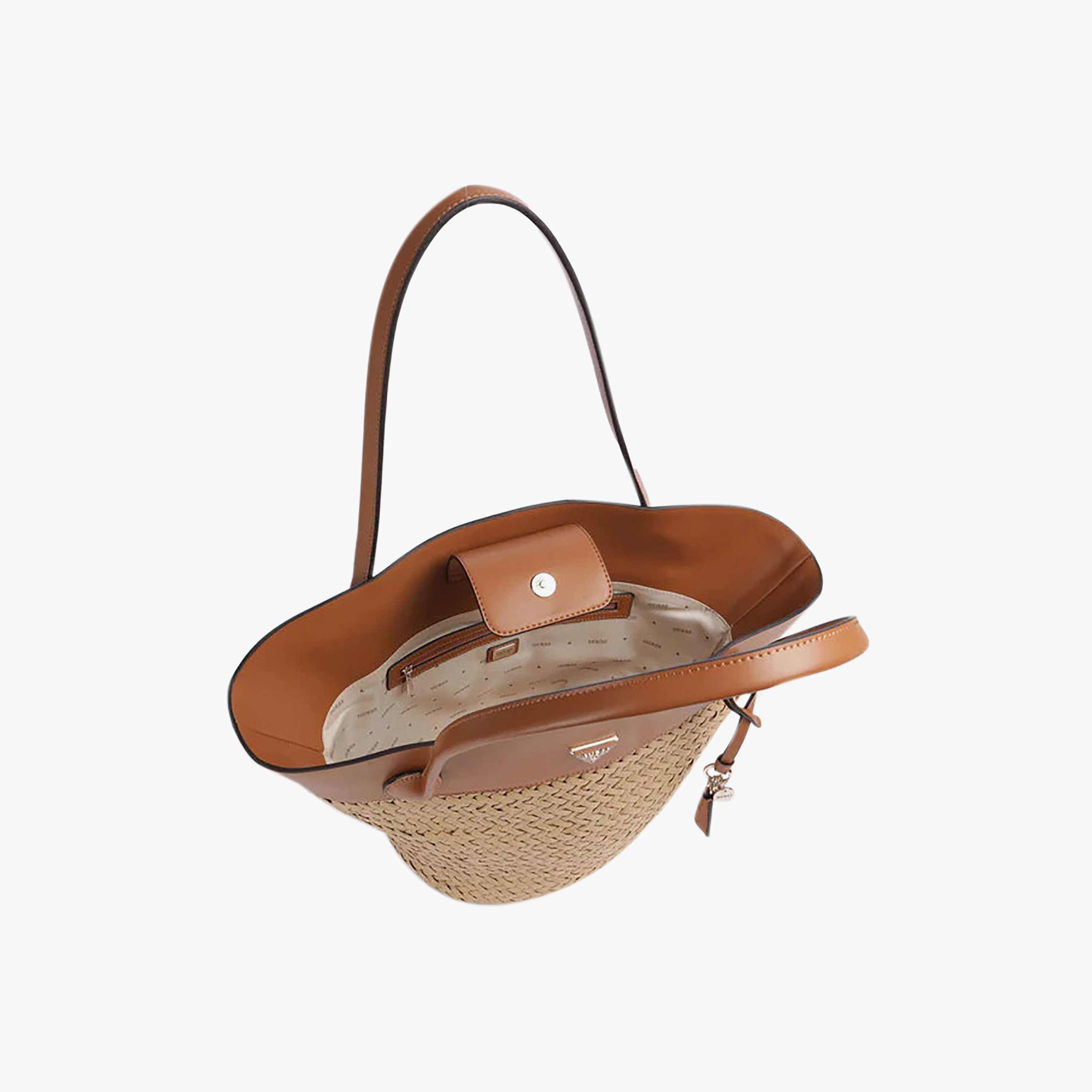 حقيبة توت من القش المنسوج بمقبضين وإغلاق مغناطيسي من جيس فينيري-women-bagsandwallets-handbags-image-3