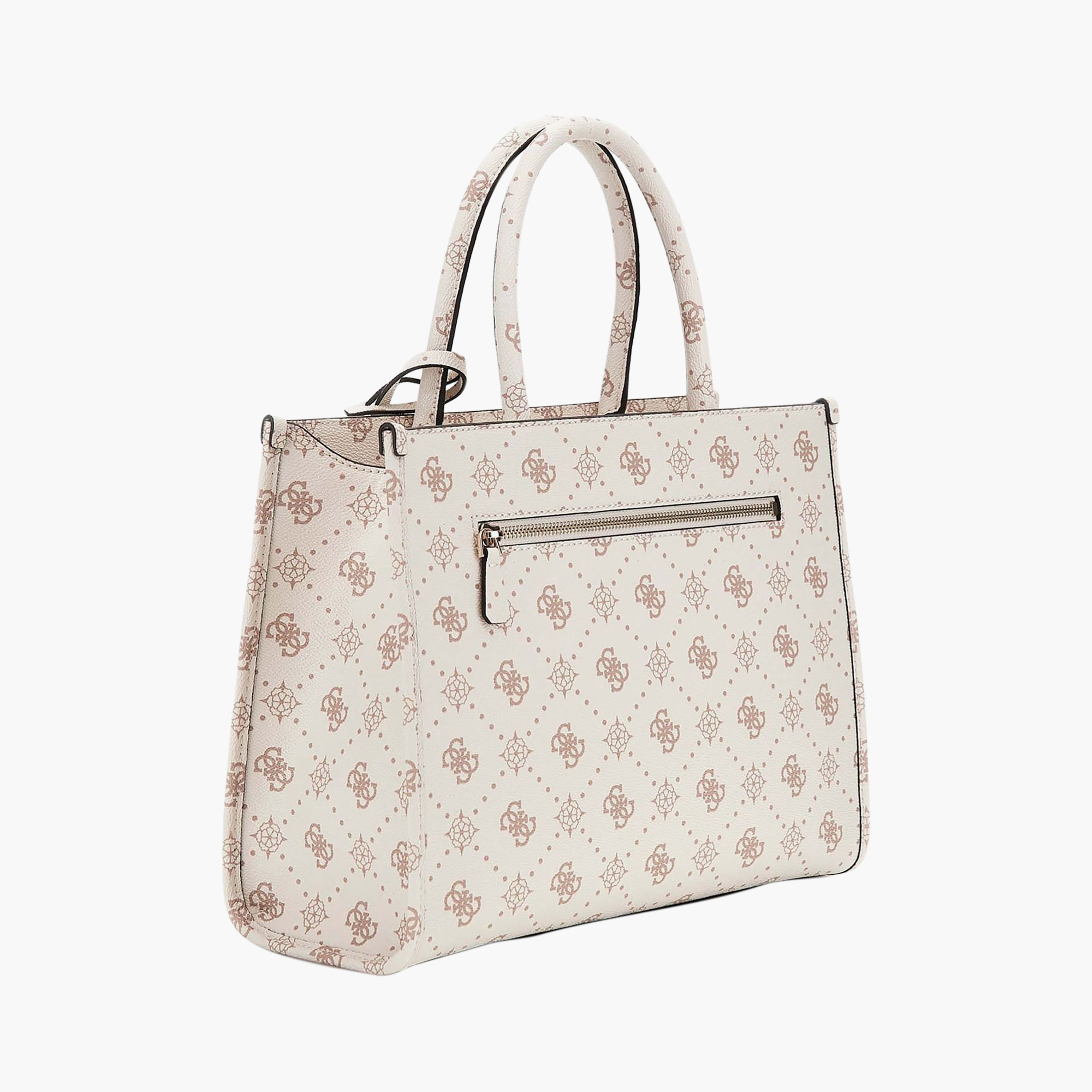 حقيبة ساتشيل Guess سيليا بنقشة المونوغرام ومقبضين وإغلاق بسحاب وحزام قابل للتعديل-women-bagsandwallets-handbags-image-5