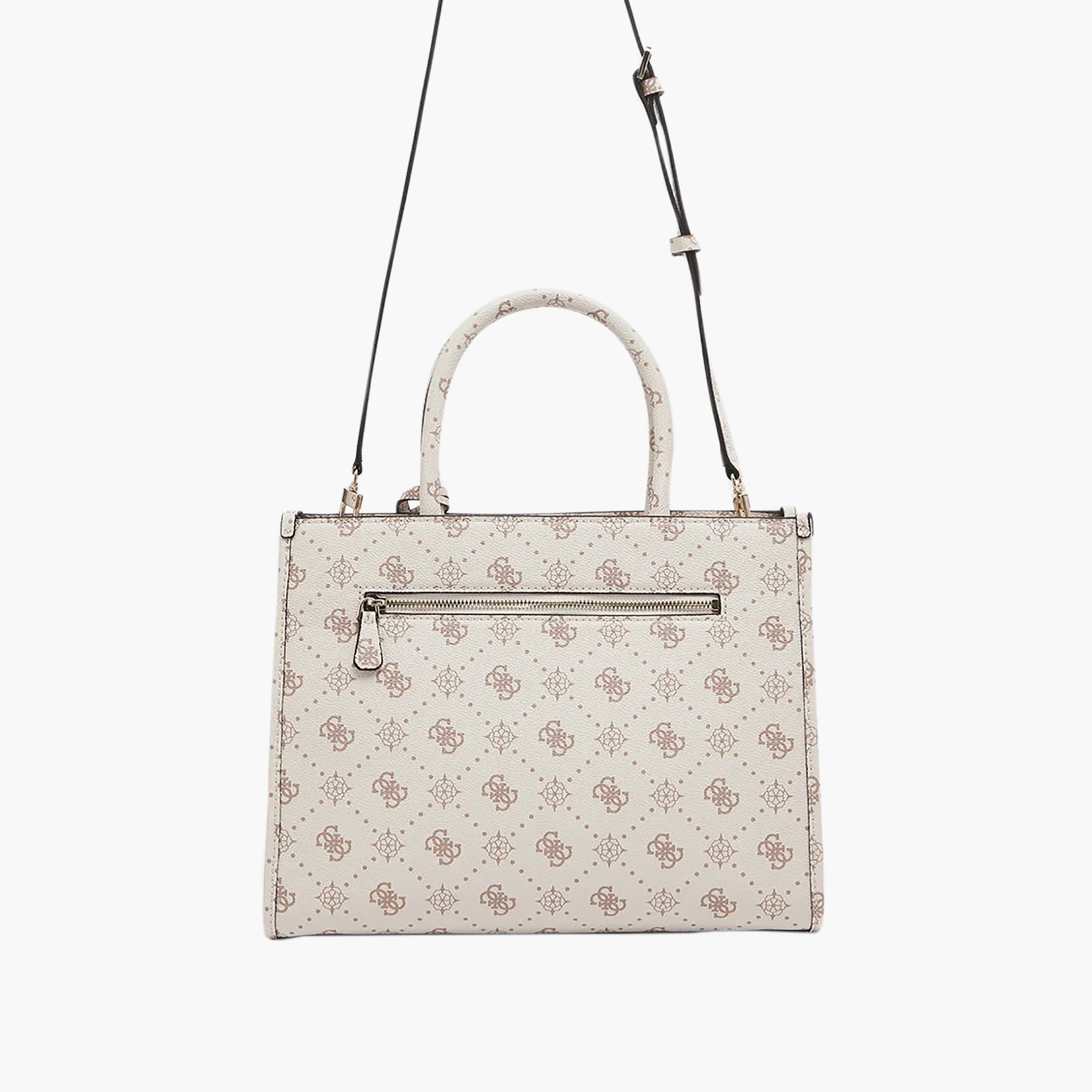 حقيبة ساتشيل Guess سيليا بنقشة المونوغرام ومقبضين وإغلاق بسحاب وحزام قابل للتعديل-women-bagsandwallets-handbags-image-6