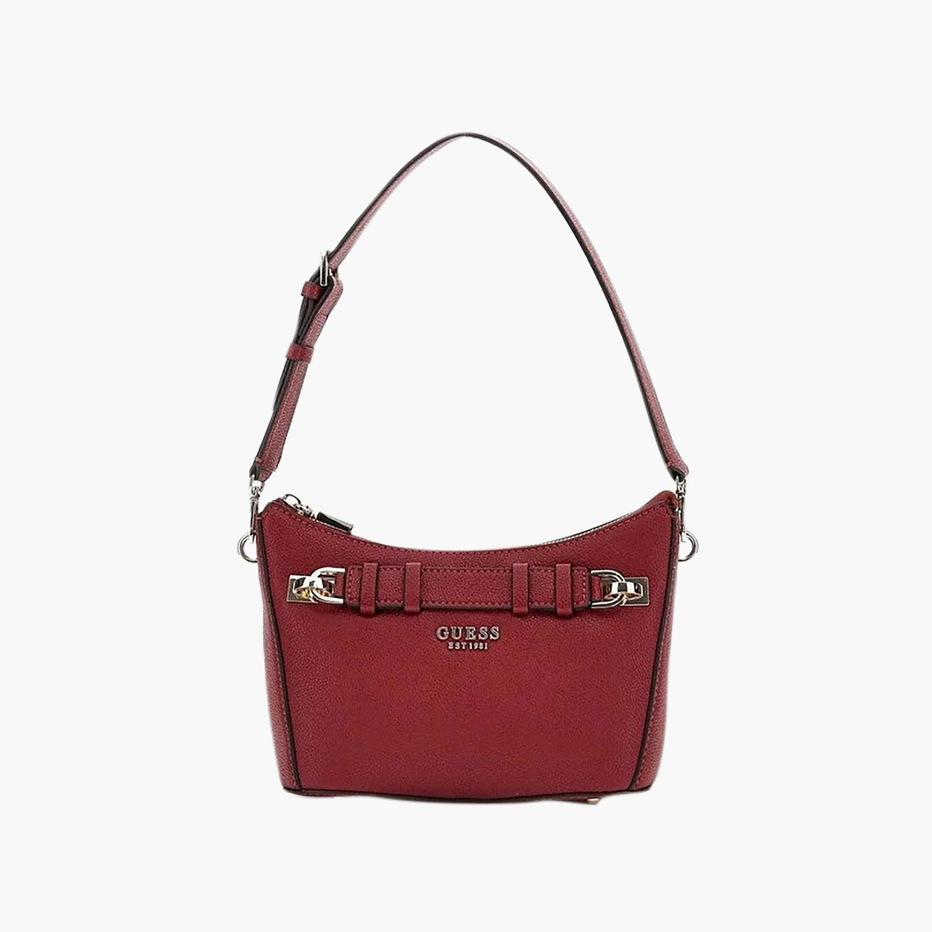 Guess Gregoria Shoulder Bag with Zipper Closure and Adjustable Strap-women-bagsandwallets-handbags-image-1