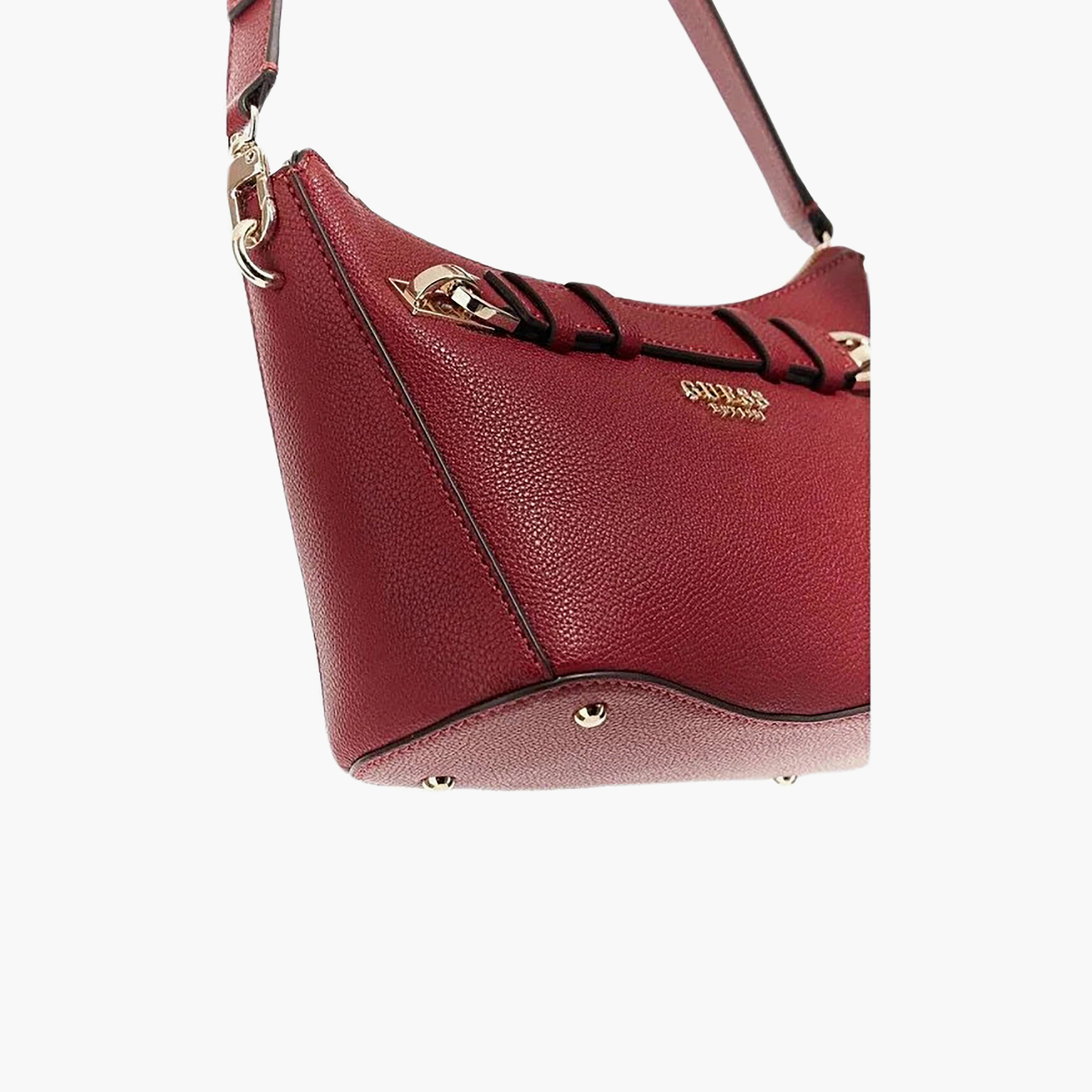Guess Gregoria Shoulder Bag with Zipper Closure and Adjustable Strap-women-bagsandwallets-handbags-image-3