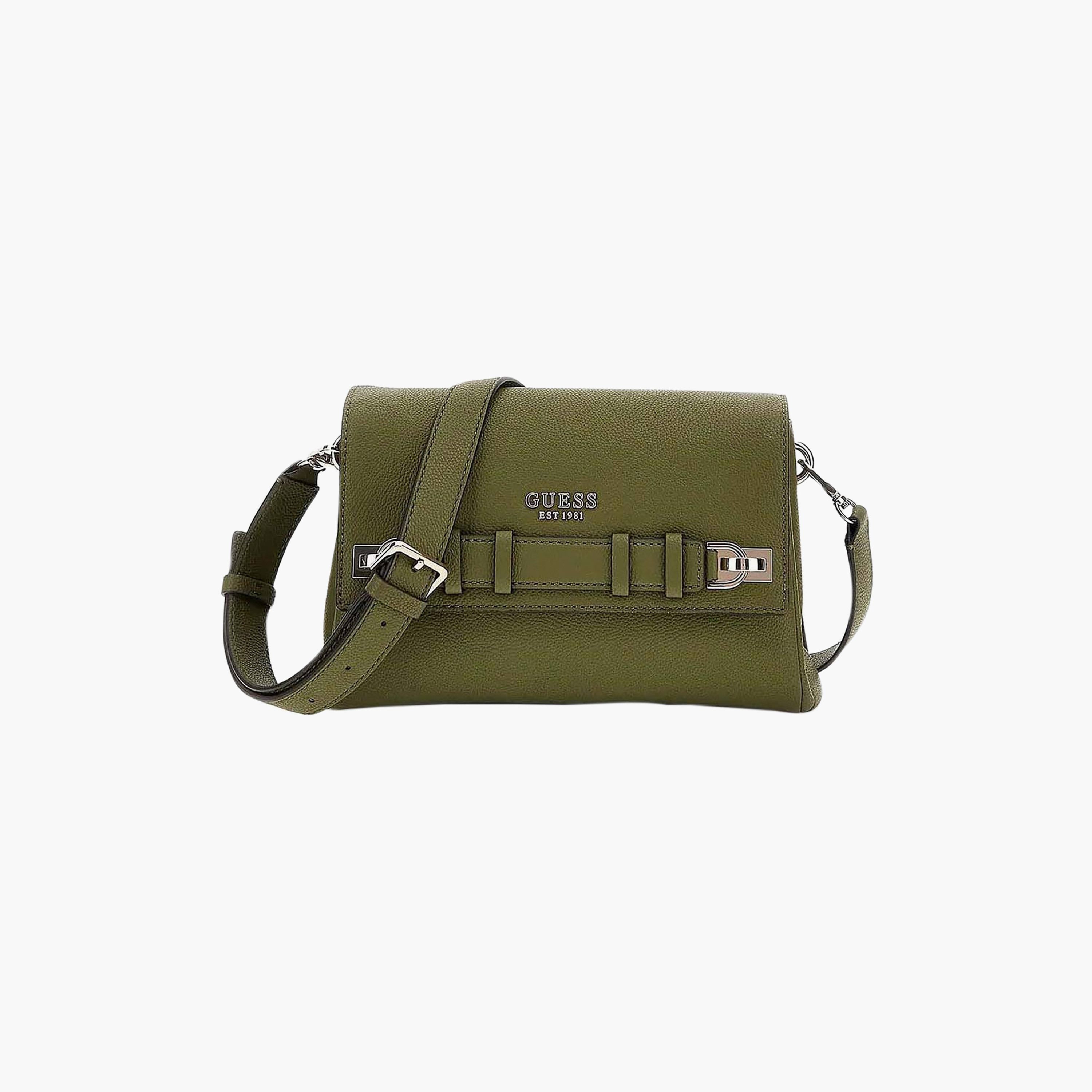 Guess Gregoria Crossbody Bag with Flap Closure and Adjustable Strap-women-bagsandwallets-handbags-image-1