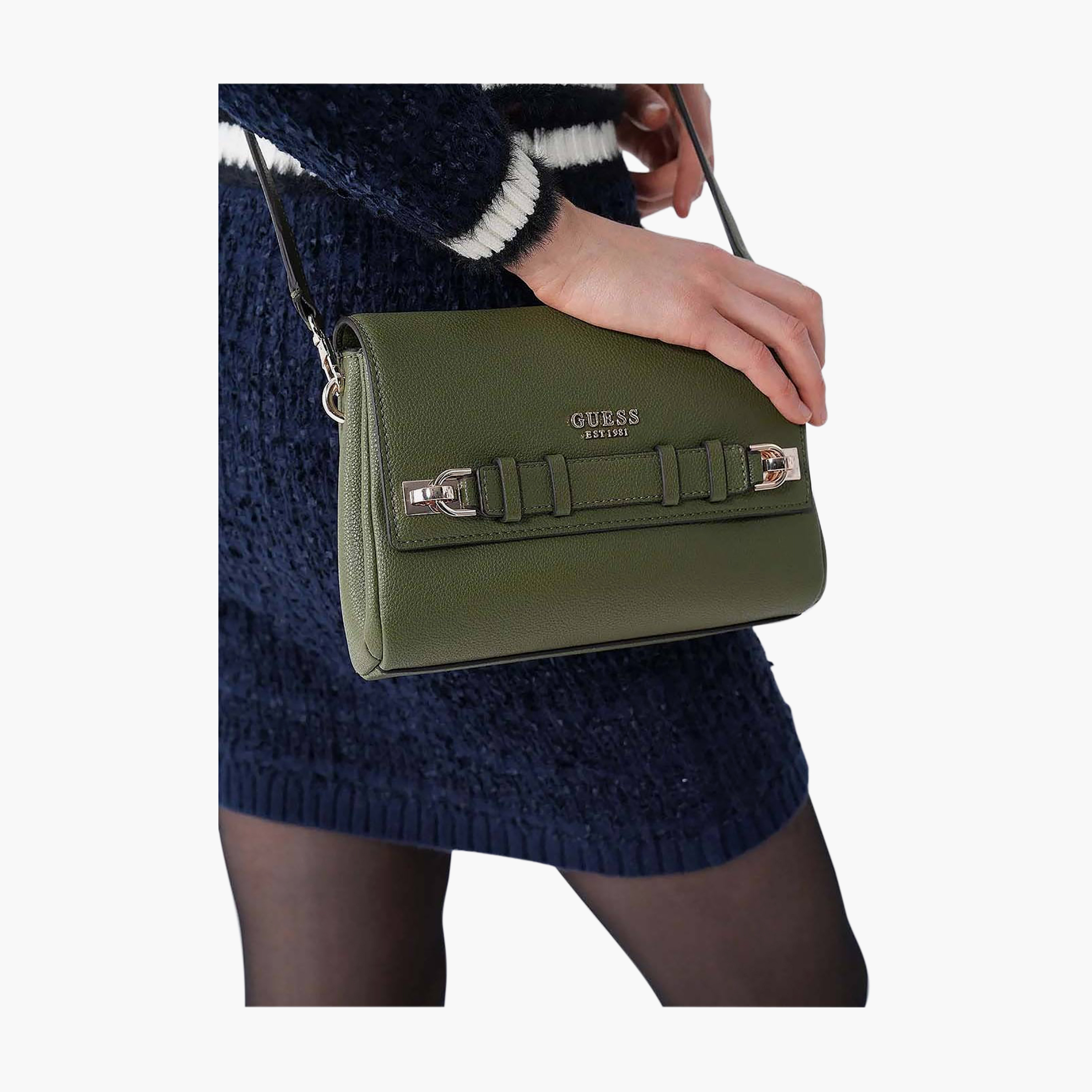Guess Gregoria Crossbody Bag with Flap Closure and Adjustable Strap-women-bagsandwallets-handbags-image-4