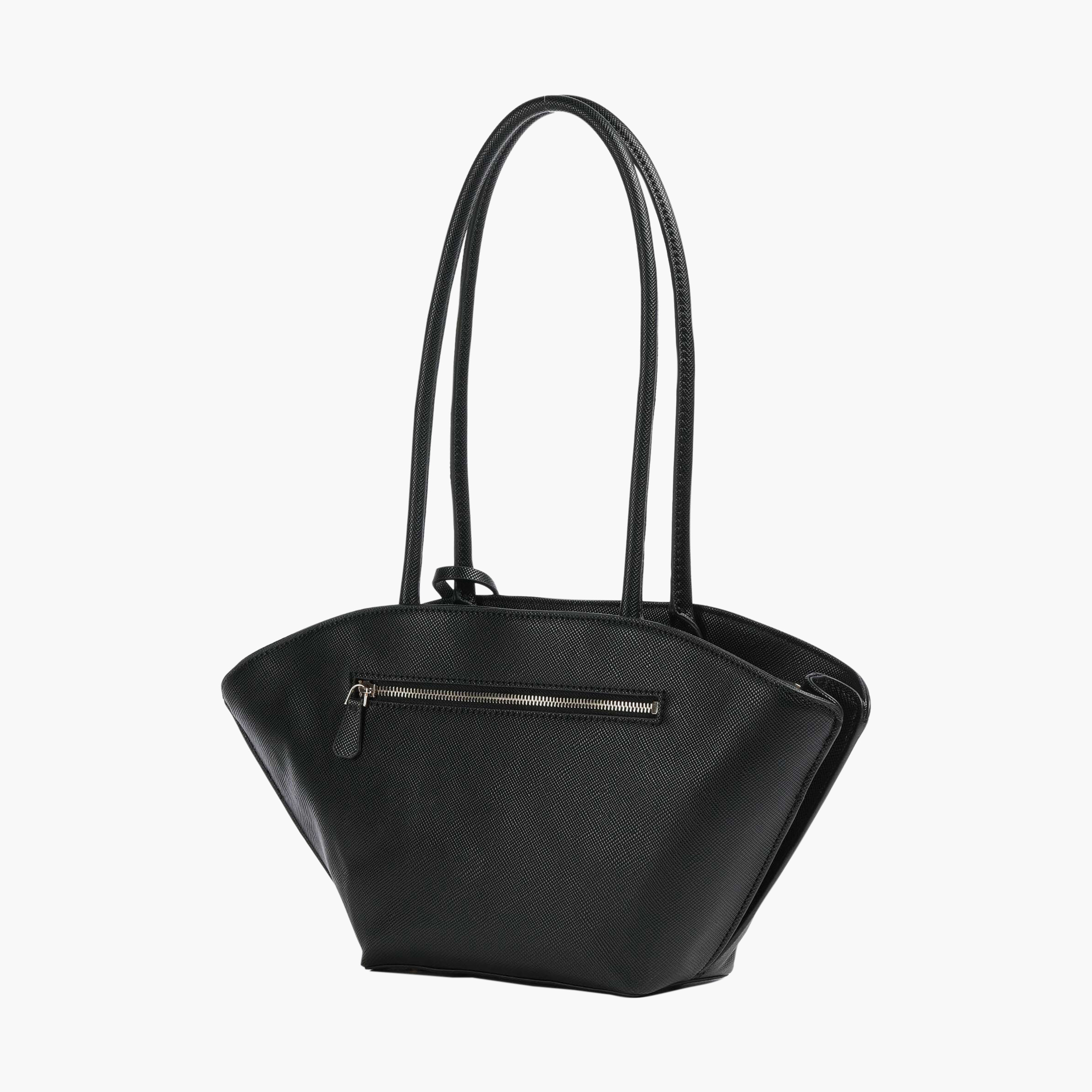 Guess Bolena Double Handle Shoulder Bag with Zipper Closure-women-bagsandwallets-handbags-image-1