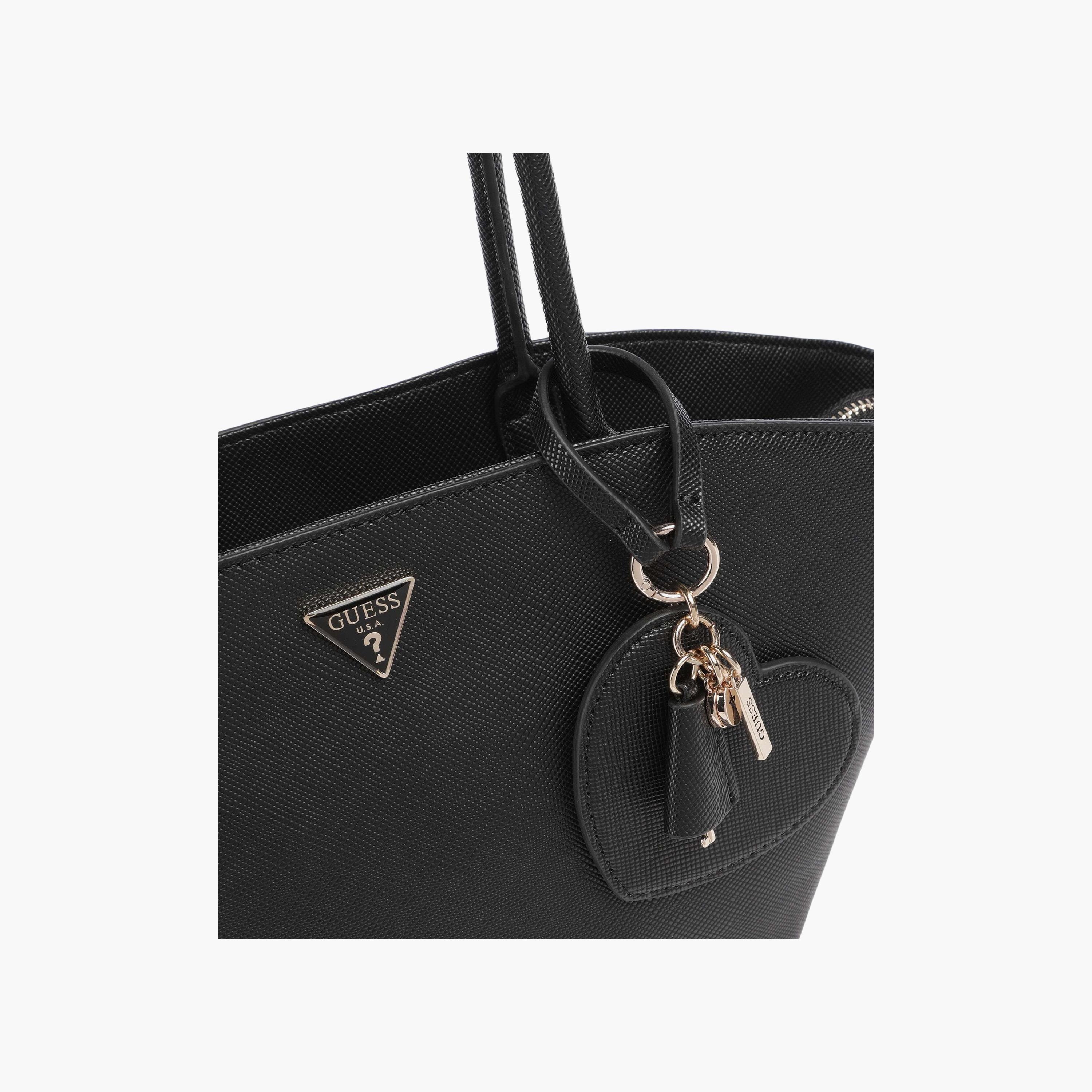 Guess Bolena Double Handle Shoulder Bag with Zipper Closure-women-bagsandwallets-handbags-image-4