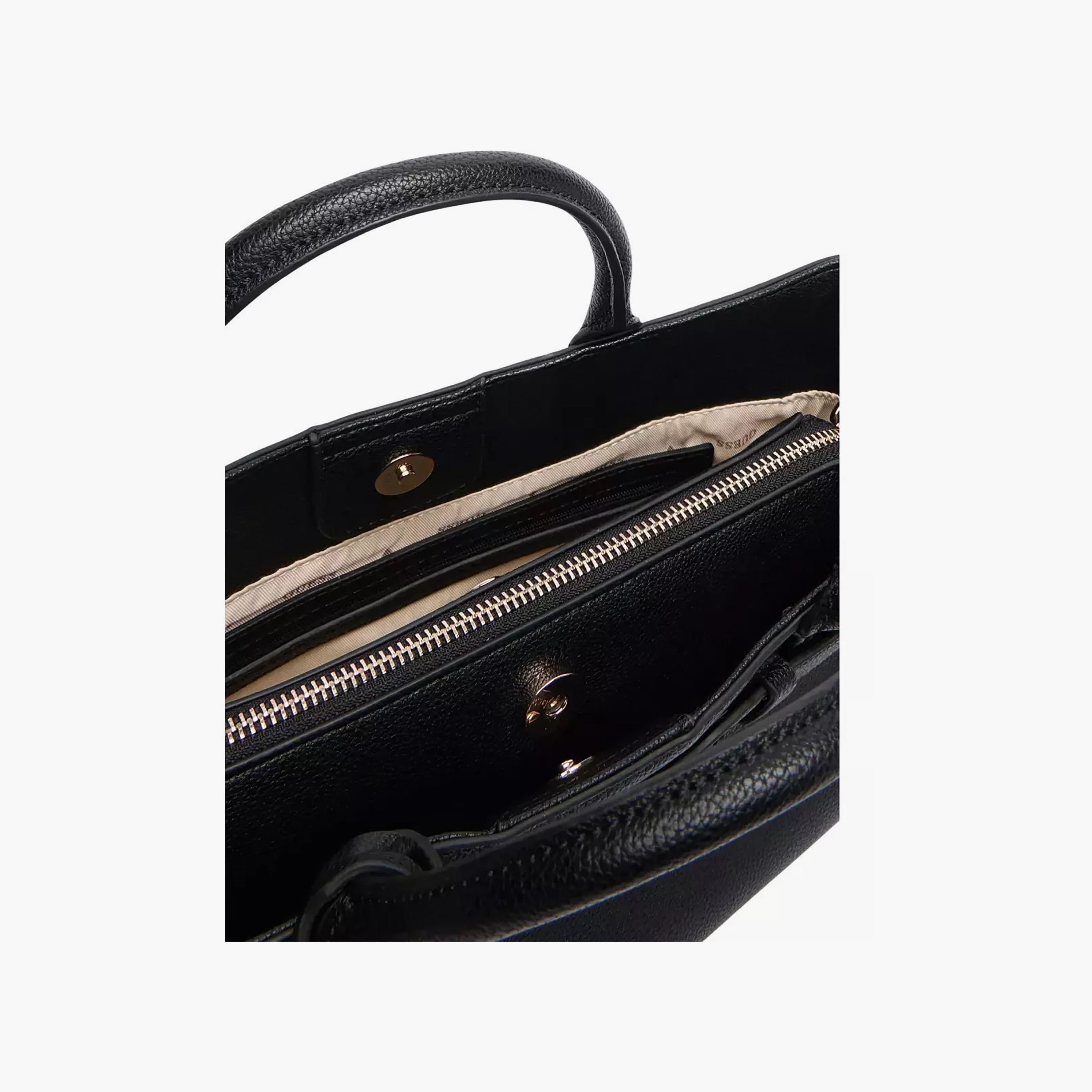 Guess Gregoria Double Handle Satchel Bag with Magnetic Closure and Adjustable Strap-women-bagsandwallets-handbags-image-3
