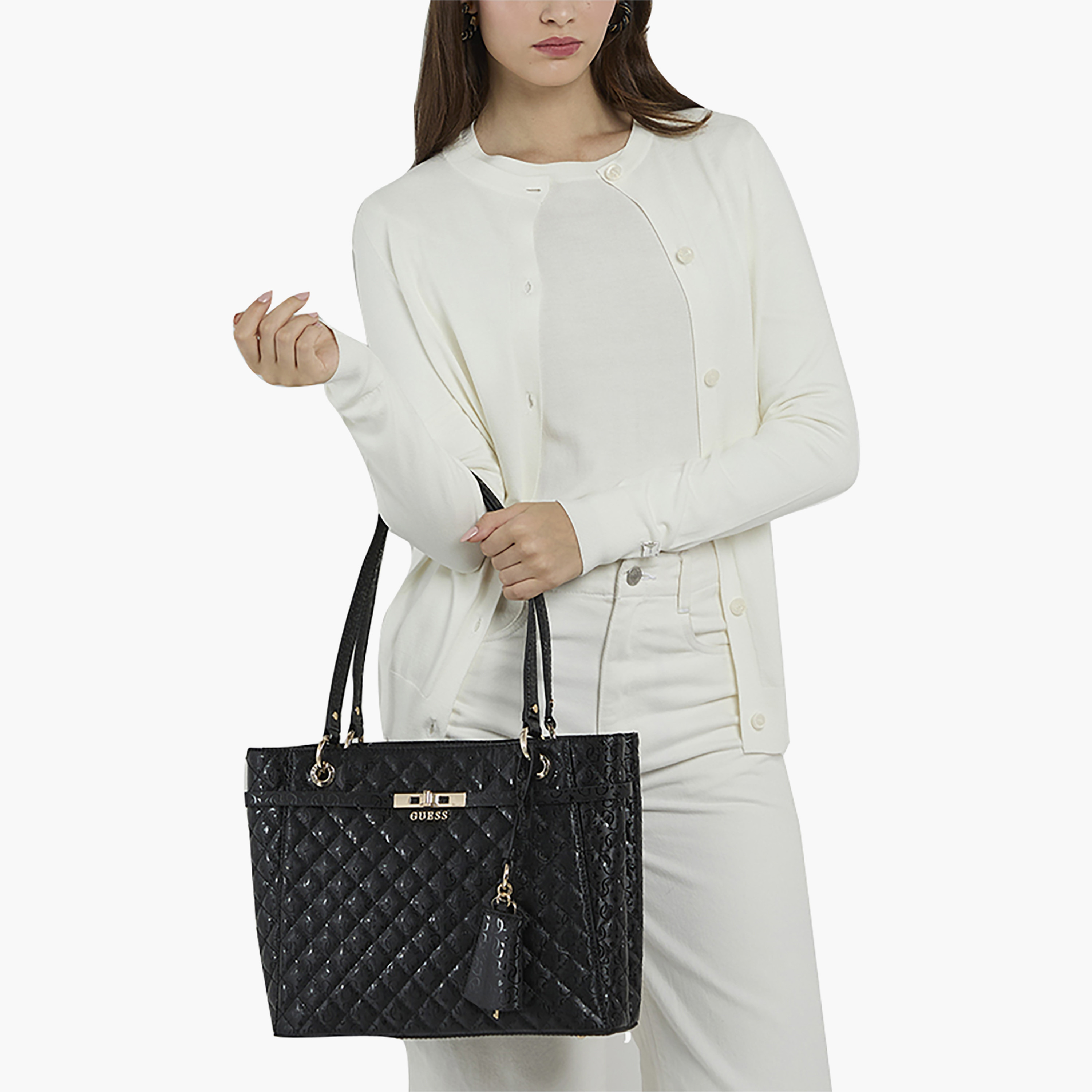 حقيبة توت جيس إيدرا دايموند بتصميم مبطن مع مقبضين وإغلاق بسحاب-women-bagsandwallets-handbags-image-4