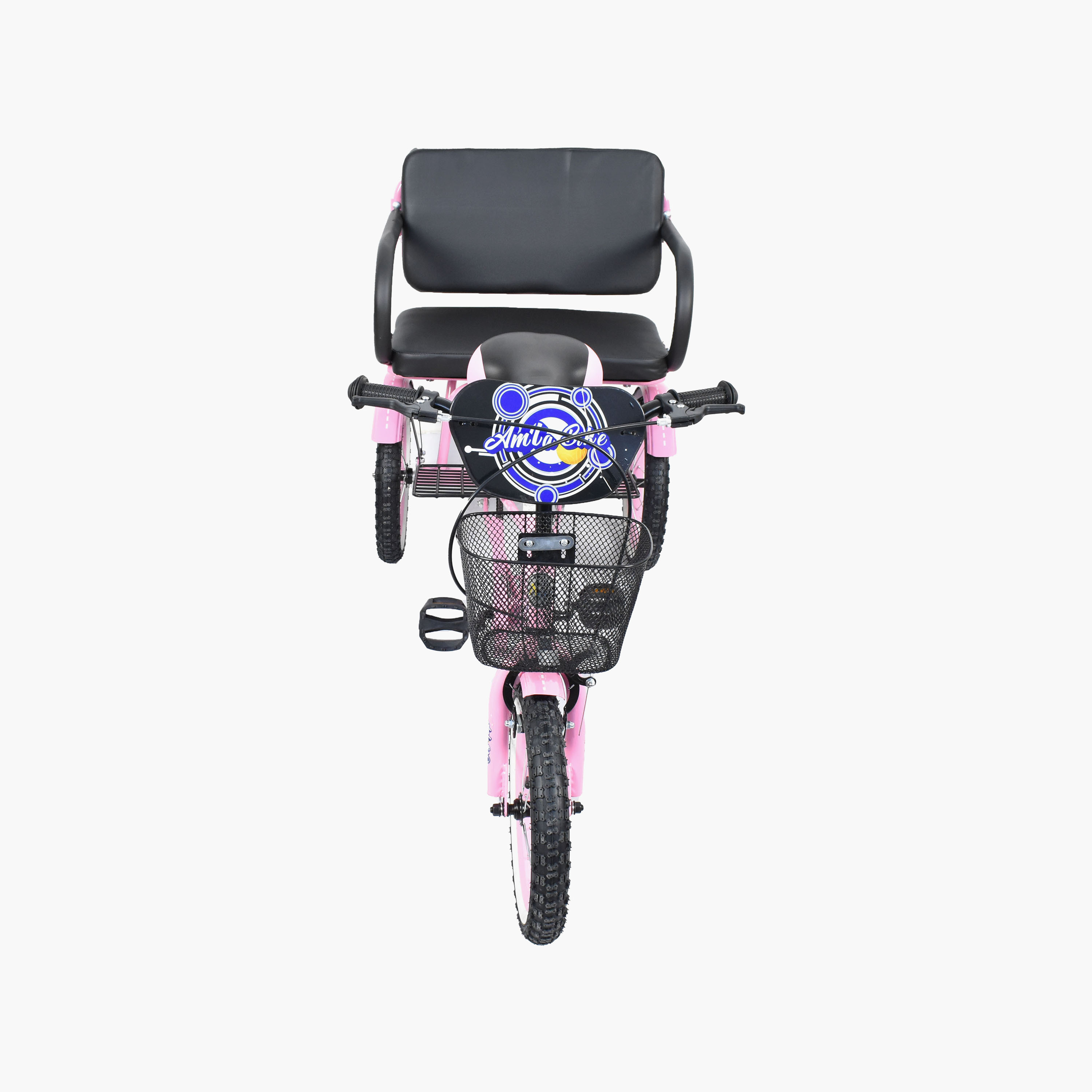 دراجة ثلاثية العجلات كبيرة مع مقعد خلفي - 12 بوصة من أملا بيبي-toys-outdoor-bikesandrideons-bikes-image-14