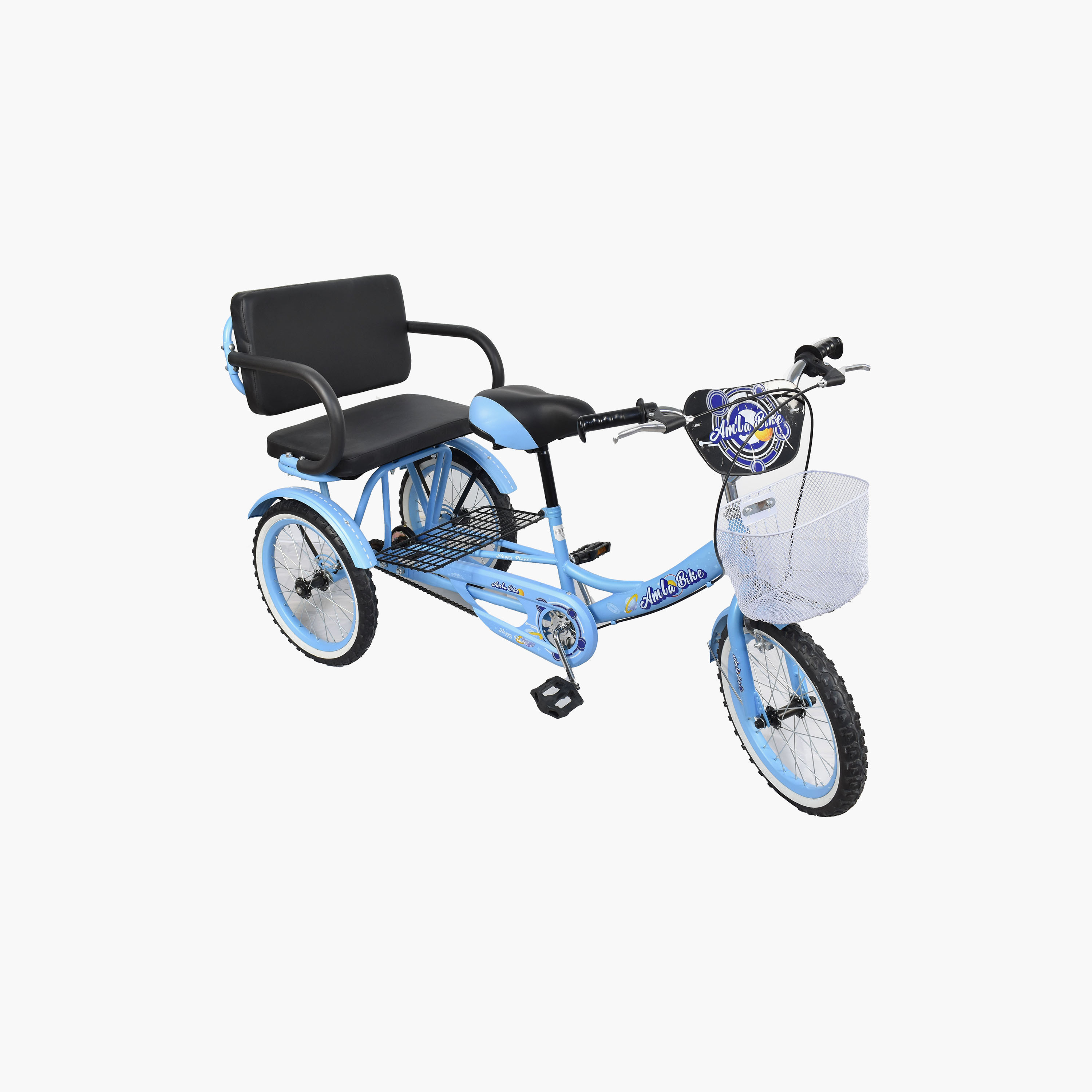 Amla Baby Large Tricycle with Back Seat - 16 Inch-toys-outdoor-bikesandrideons-bikes-image-6