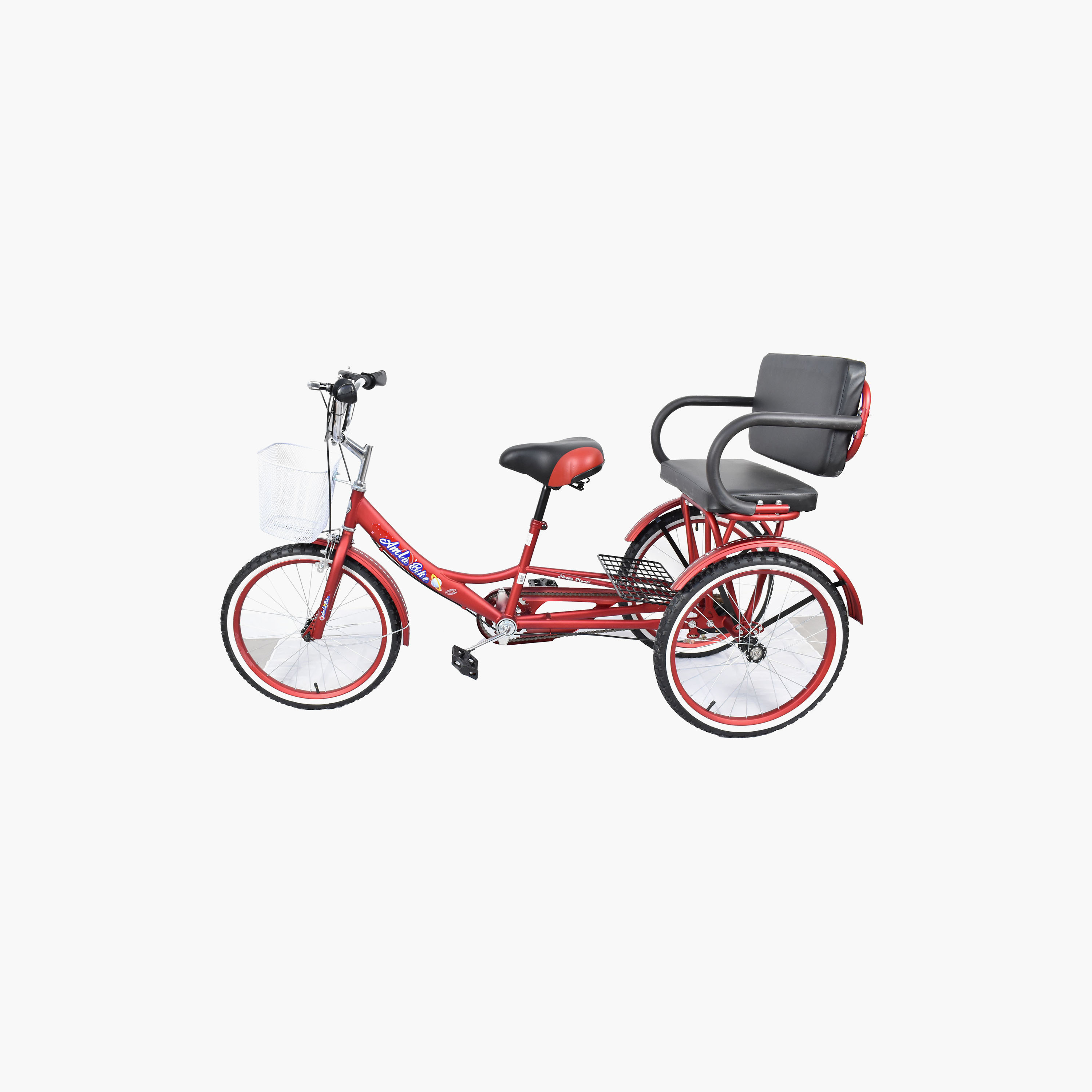 دراجة ثلاثية العجلات كبيرة مع مقعد خلفي - 20 بوصة من أملا بيبي-toys-outdoor-bikesandrideons-bikes-image-2