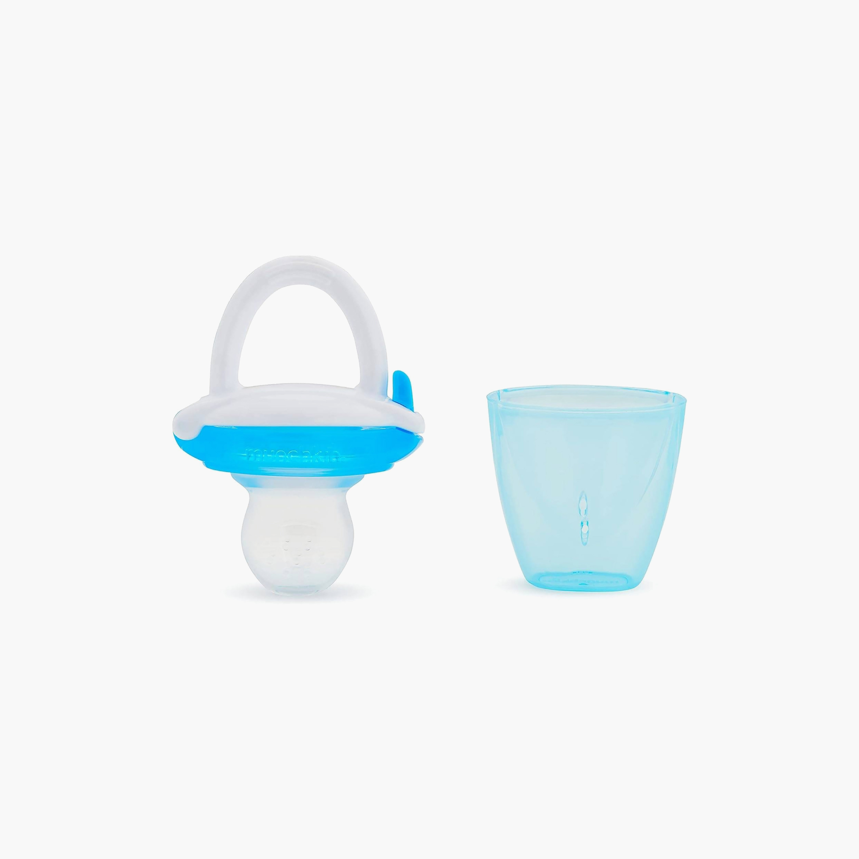 مغذي طعام سيليكون للأطفال مع غطاء من مانشكين-baby-feeding-babyfoodprocessors-image-2