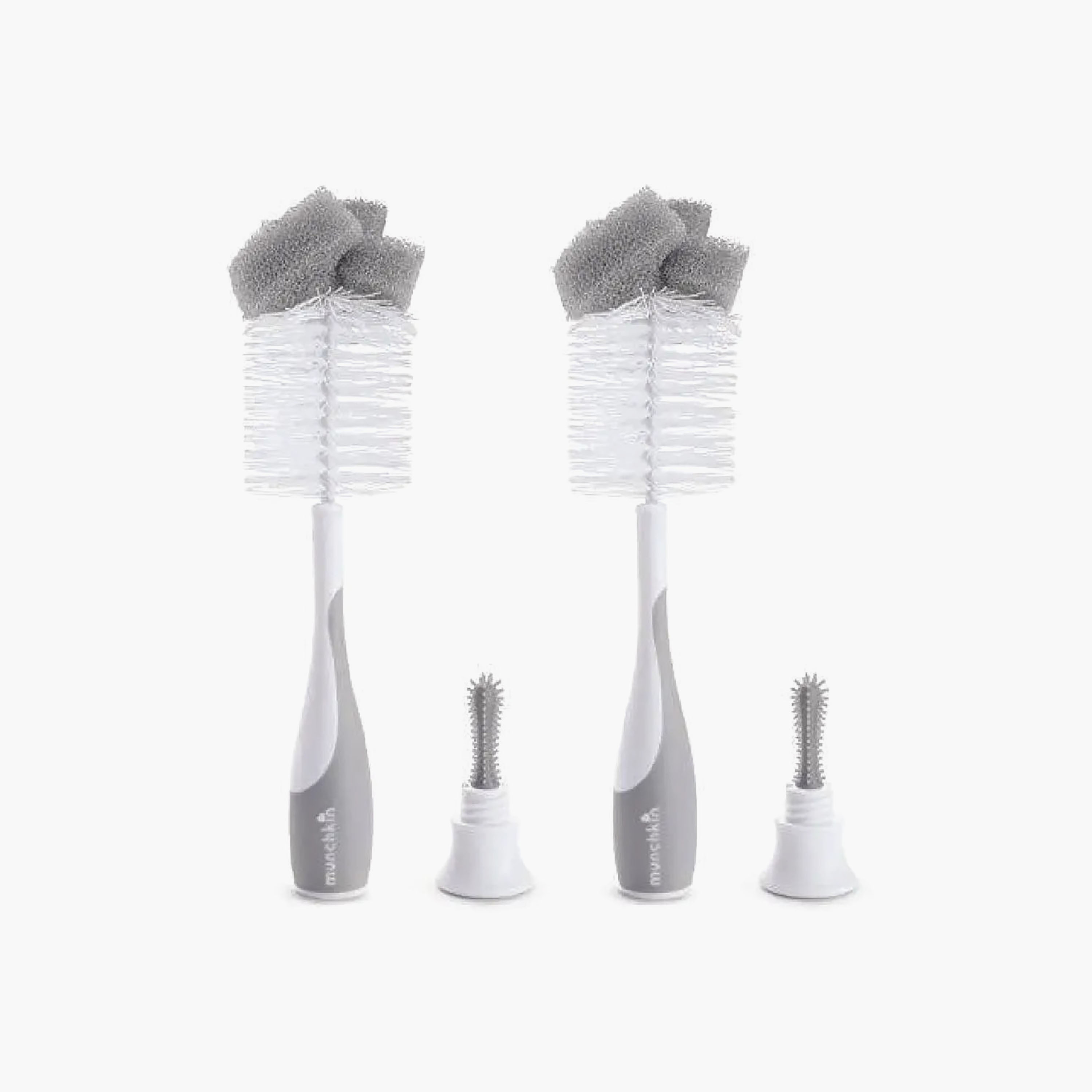 Pack of 2 Munchkin Bristle Bottle Brush with Teat Brush-baby-feeding-accessories-image-2
