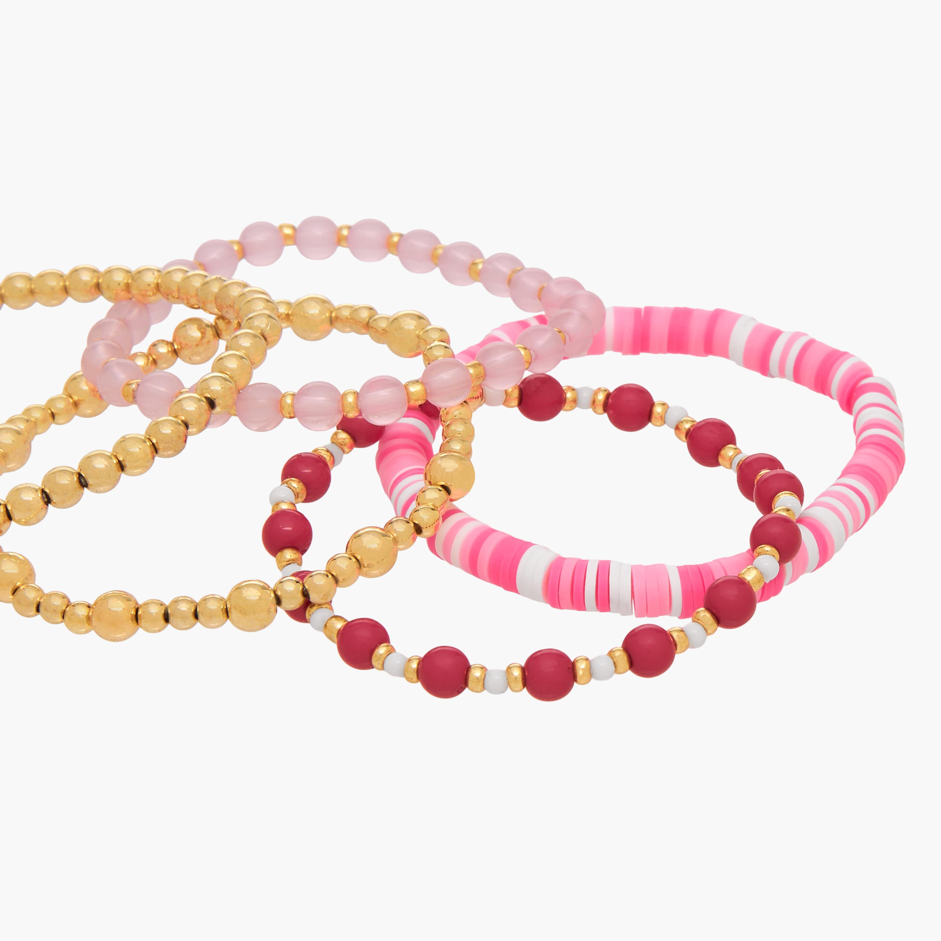 Pack of 5 Stretchable Beaded Bracelet-women-watchesandjewellery-jewellery-banglesandbracelets-image-13