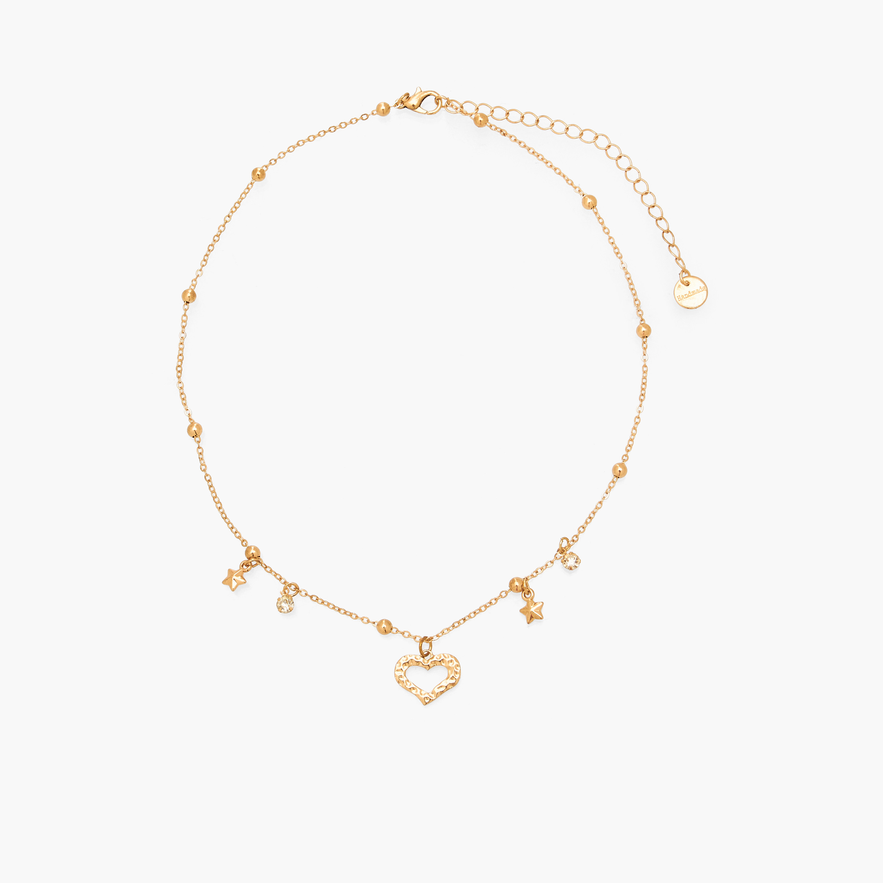 عقد ذهبي اللون بدلاية قلب-women-watchesandjewellery-jewellery-necklacesandpendants-image-1