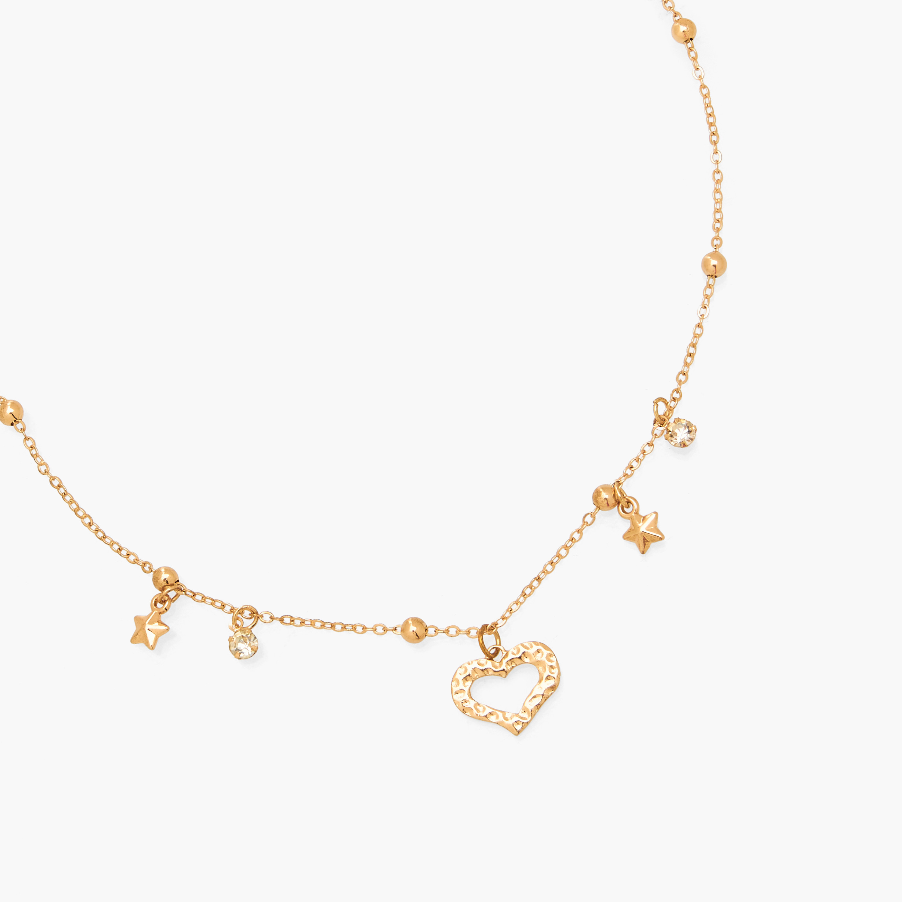 عقد ذهبي اللون بدلاية قلب-women-watchesandjewellery-jewellery-necklacesandpendants-image-2