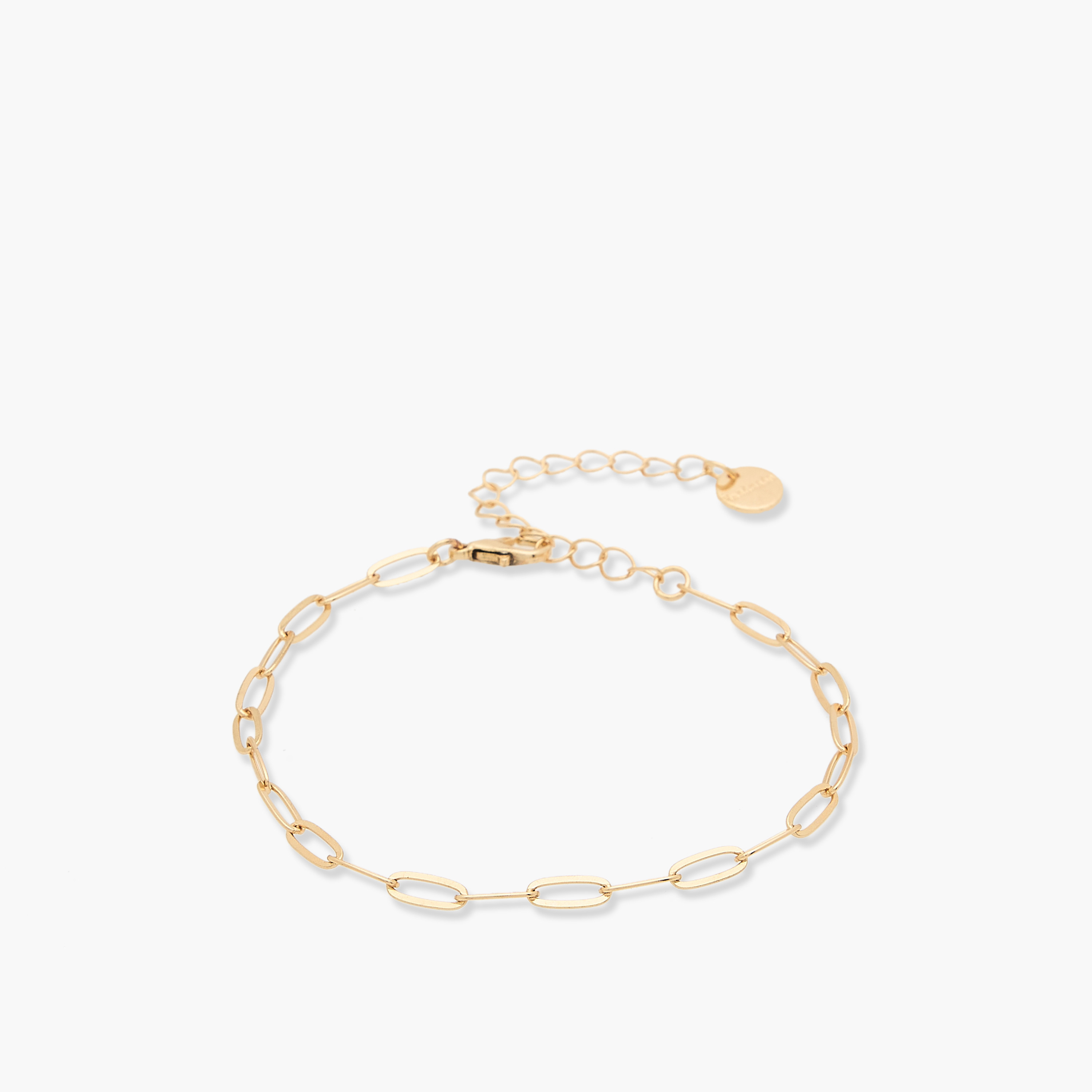 طقم أساور بتصميم سلسلة بلون ذهبي - 4 قطع-women-watchesandjewellery-jewellery-banglesandbracelets-image-11