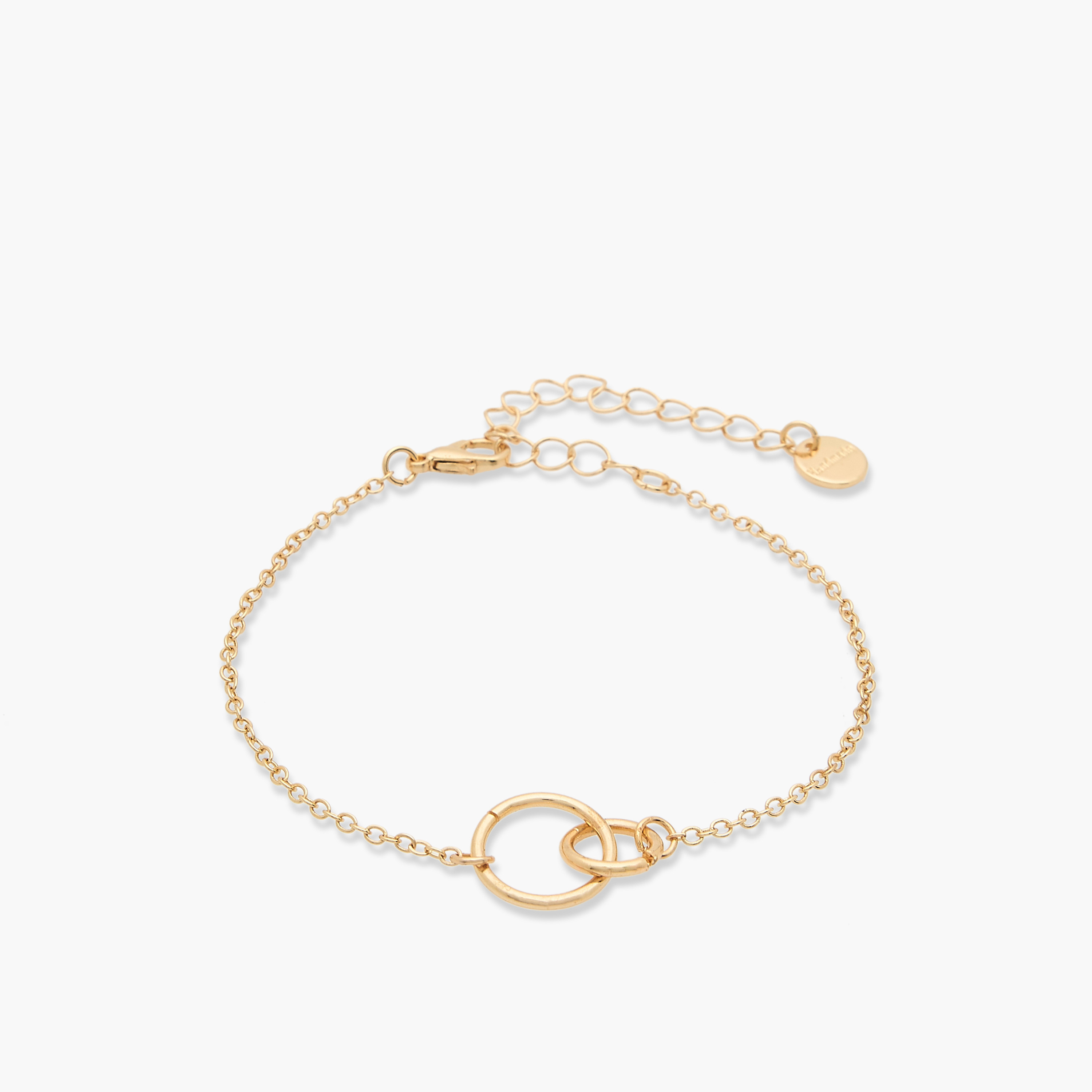 طقم أساور بتصميم سلسلة بلون ذهبي - 4 قطع-women-watchesandjewellery-jewellery-banglesandbracelets-image-4