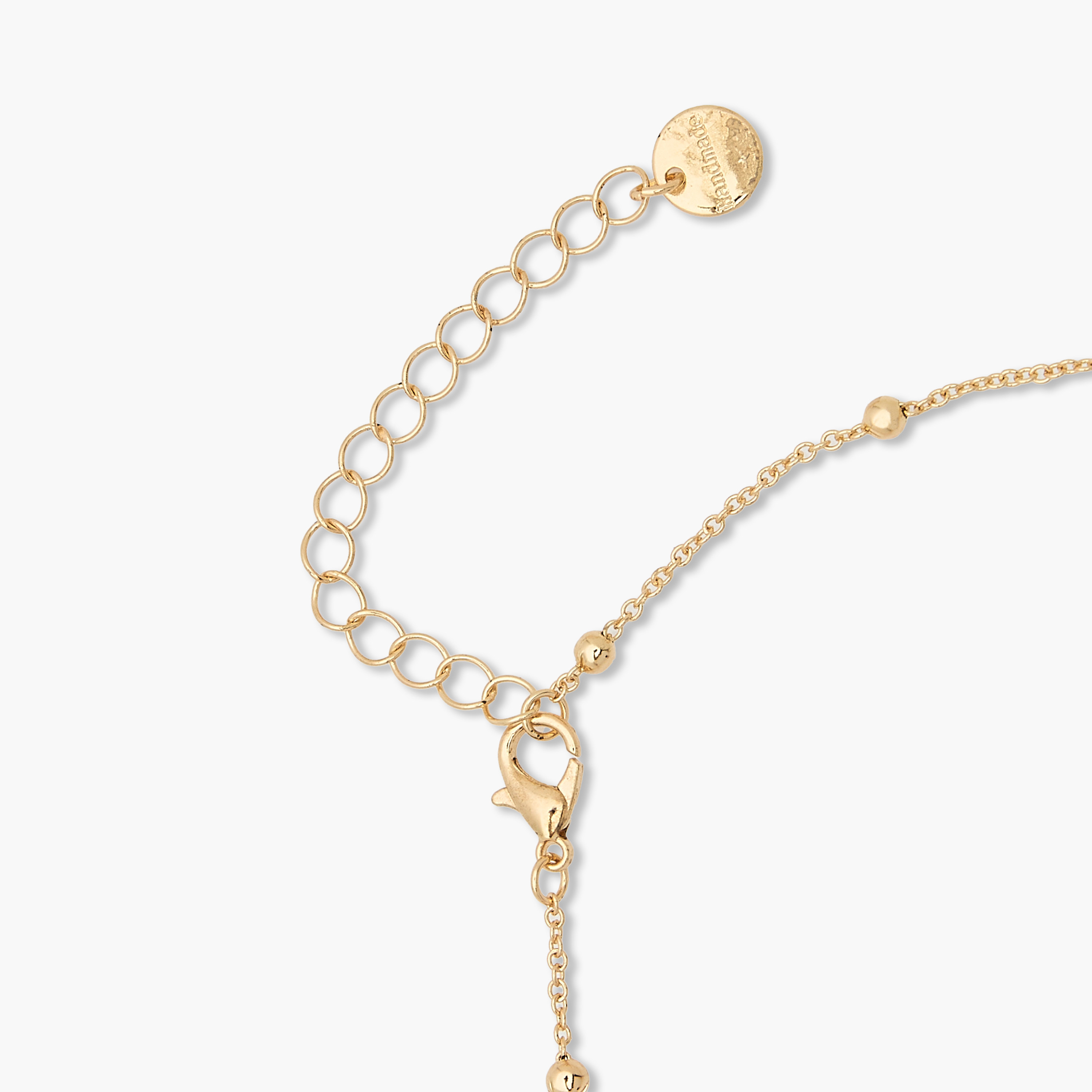 طقم أساور كاحل مزينة بلون ذهبي - 4 قطع-women-watchesandjewellery-jewellery-anklets-image-9