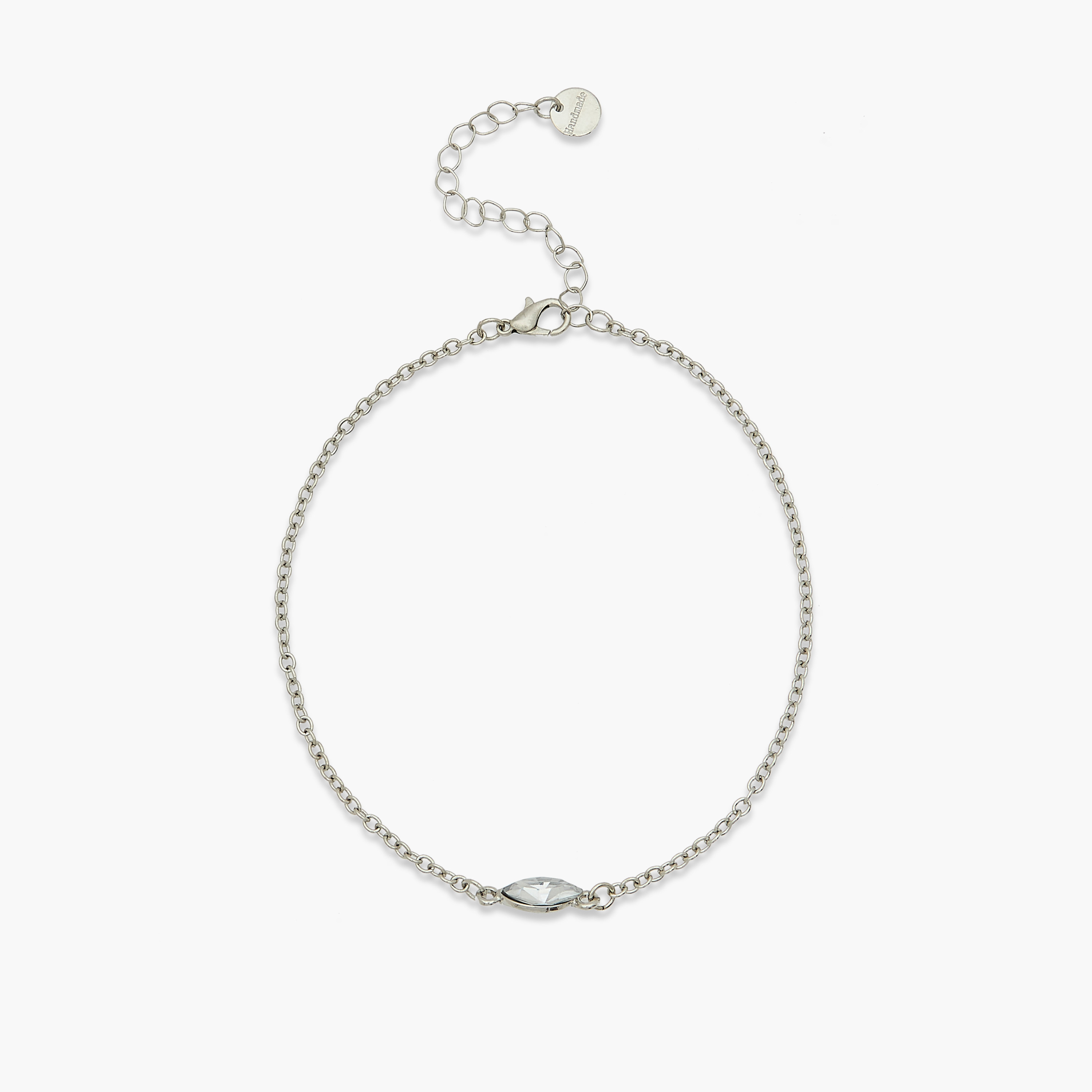 طقم أساور للكاحل باللون الفضي - 3 قطع-women-watchesandjewellery-jewellery-anklets-image-6