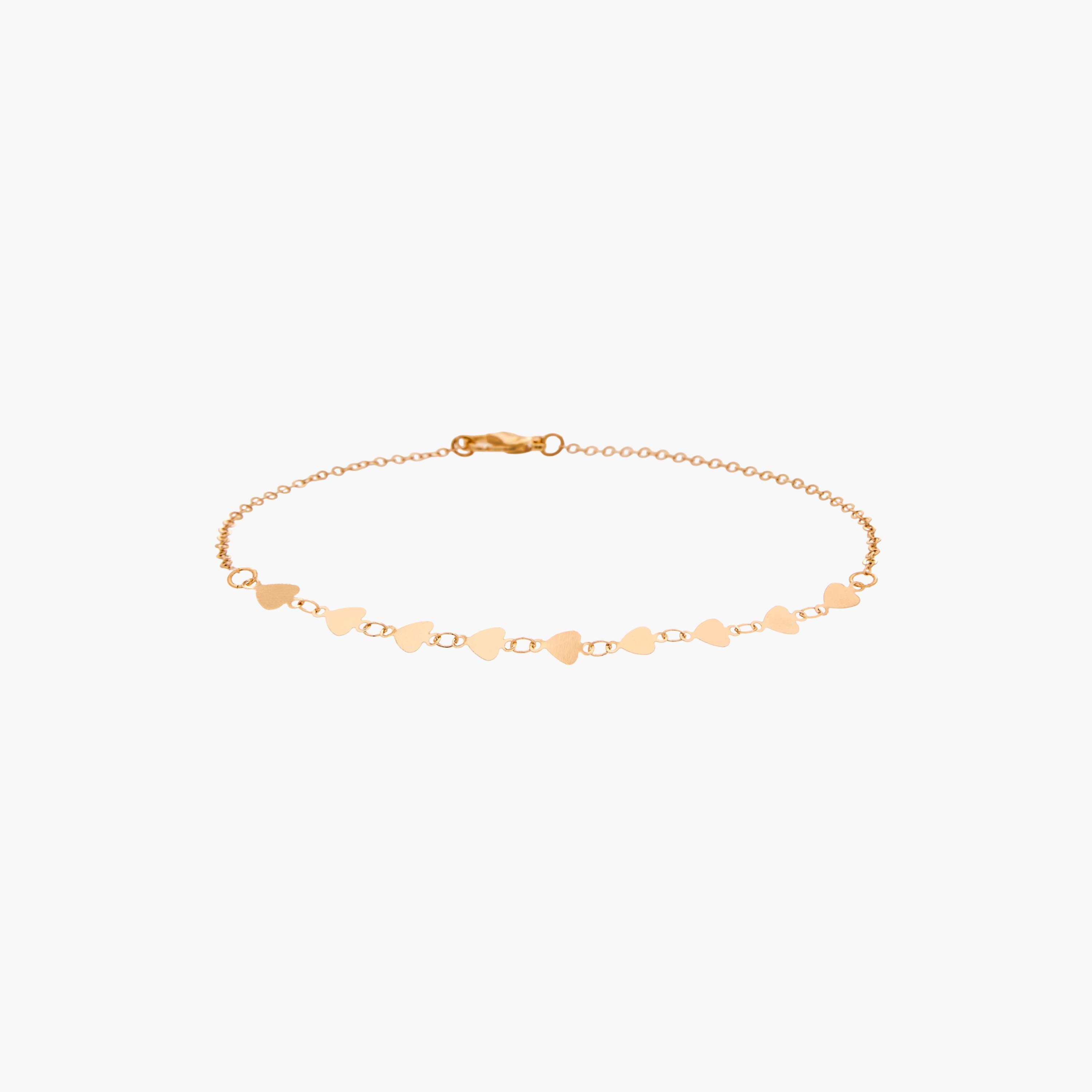 طقم خلاخيل متنوعة بلون ذهبي من 3 قطع-women-watchesandjewellery-jewellery-anklets-image-3
